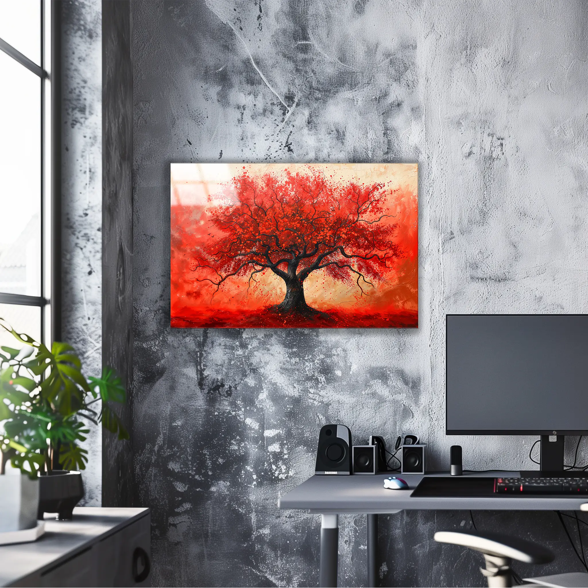 tableau-arbre-de-vie-rouge | DreamWay
