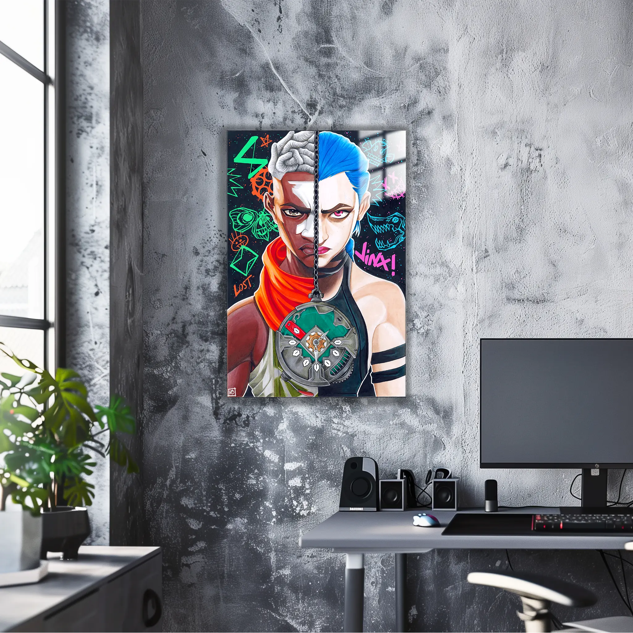 Tableau Arcane Jinx Et Ekko