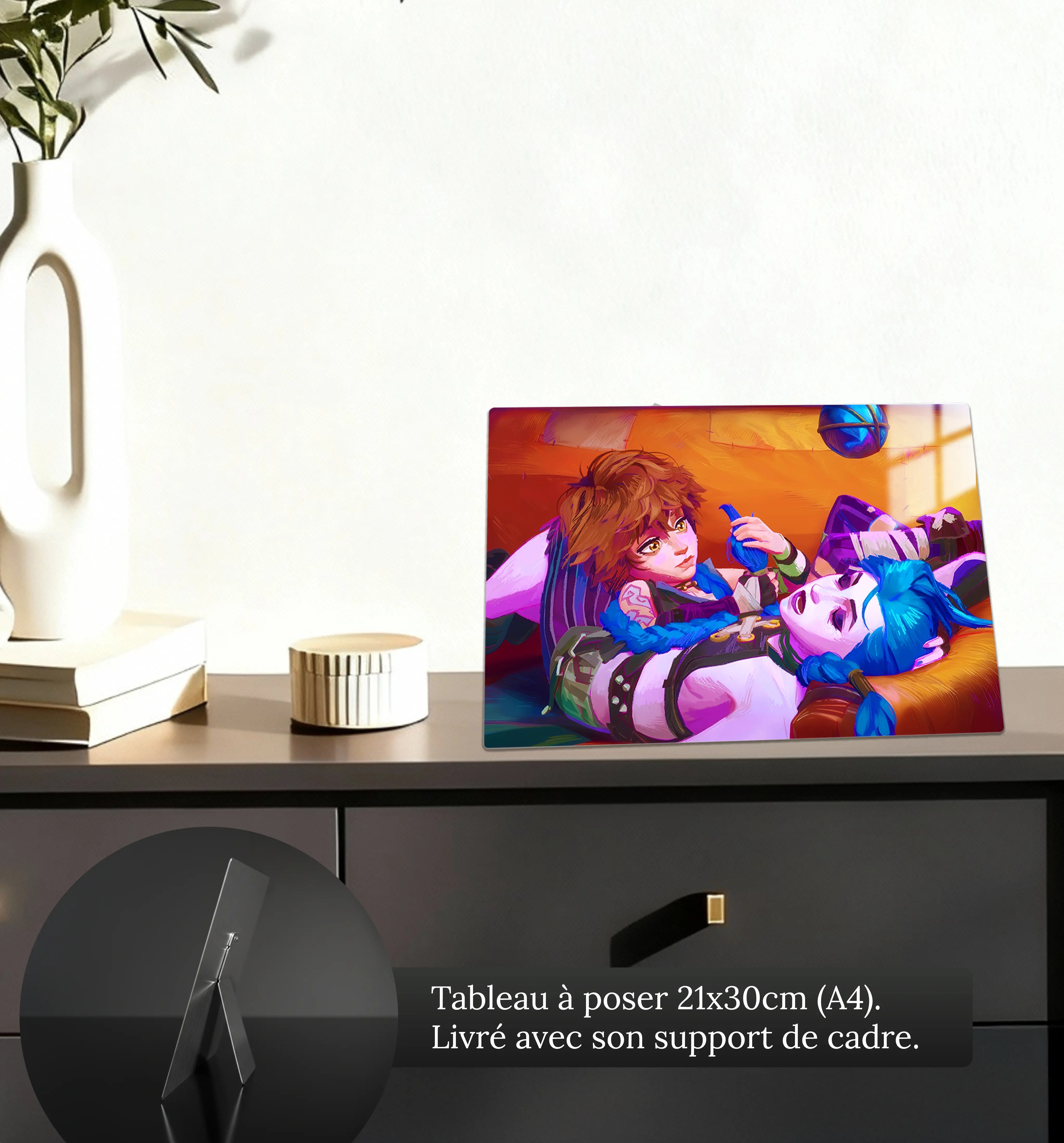 tableau-arcane-jinx-et-isha-petit-format-a-poser-sur-meuble | DreamWay