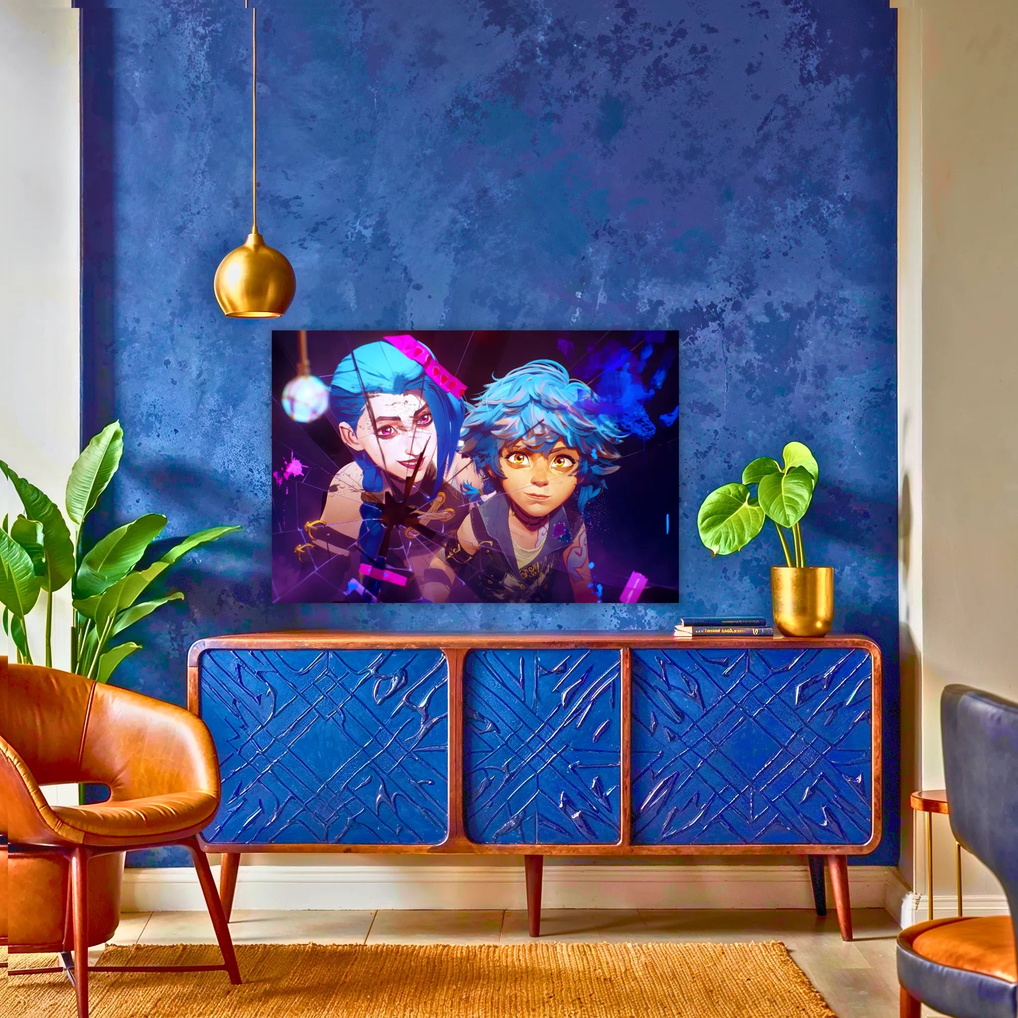 Tableau Arcane Jinx Et Isha Portrait