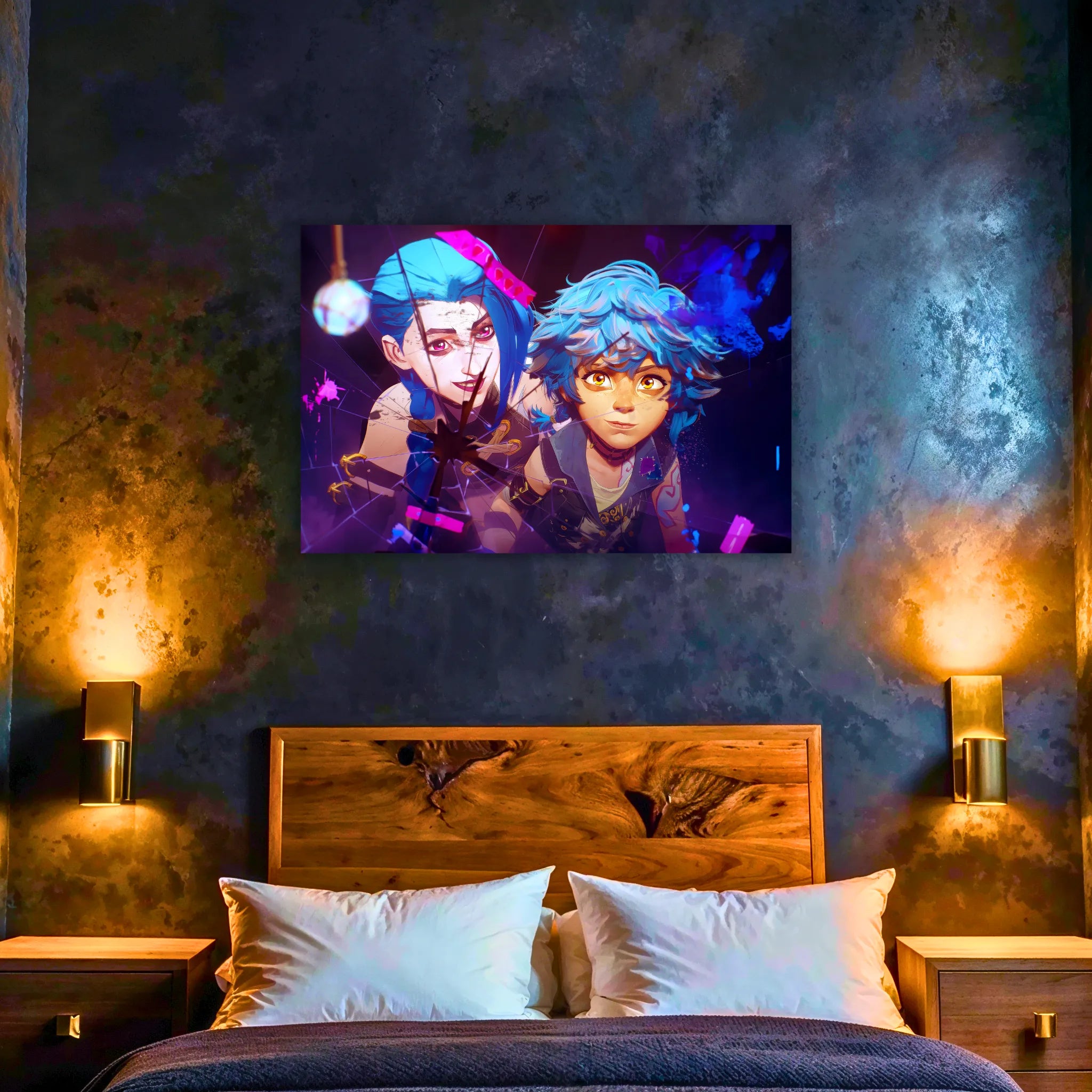 Tableau Arcane Jinx Et Isha Portrait