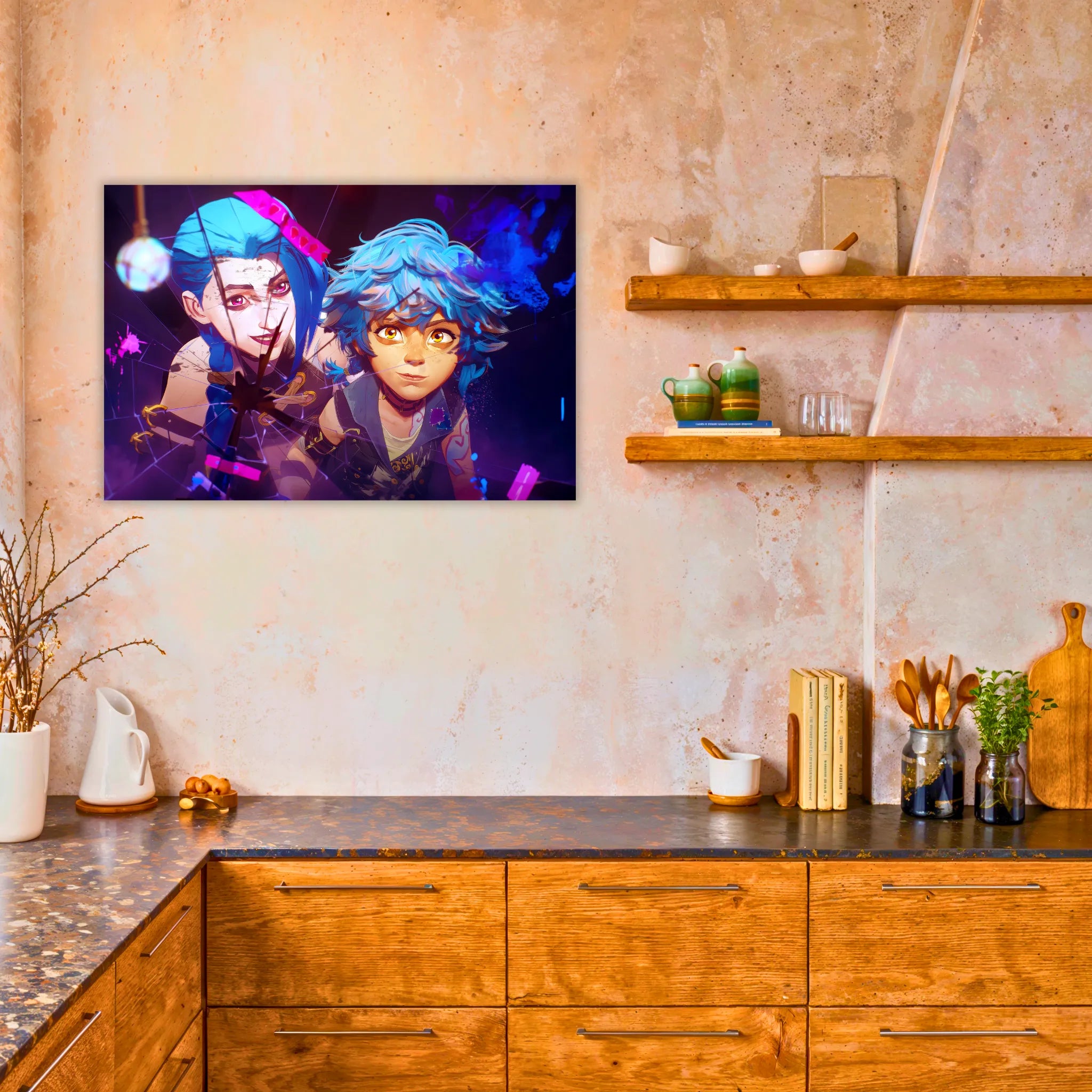 Tableau Arcane Jinx Et Isha Portrait