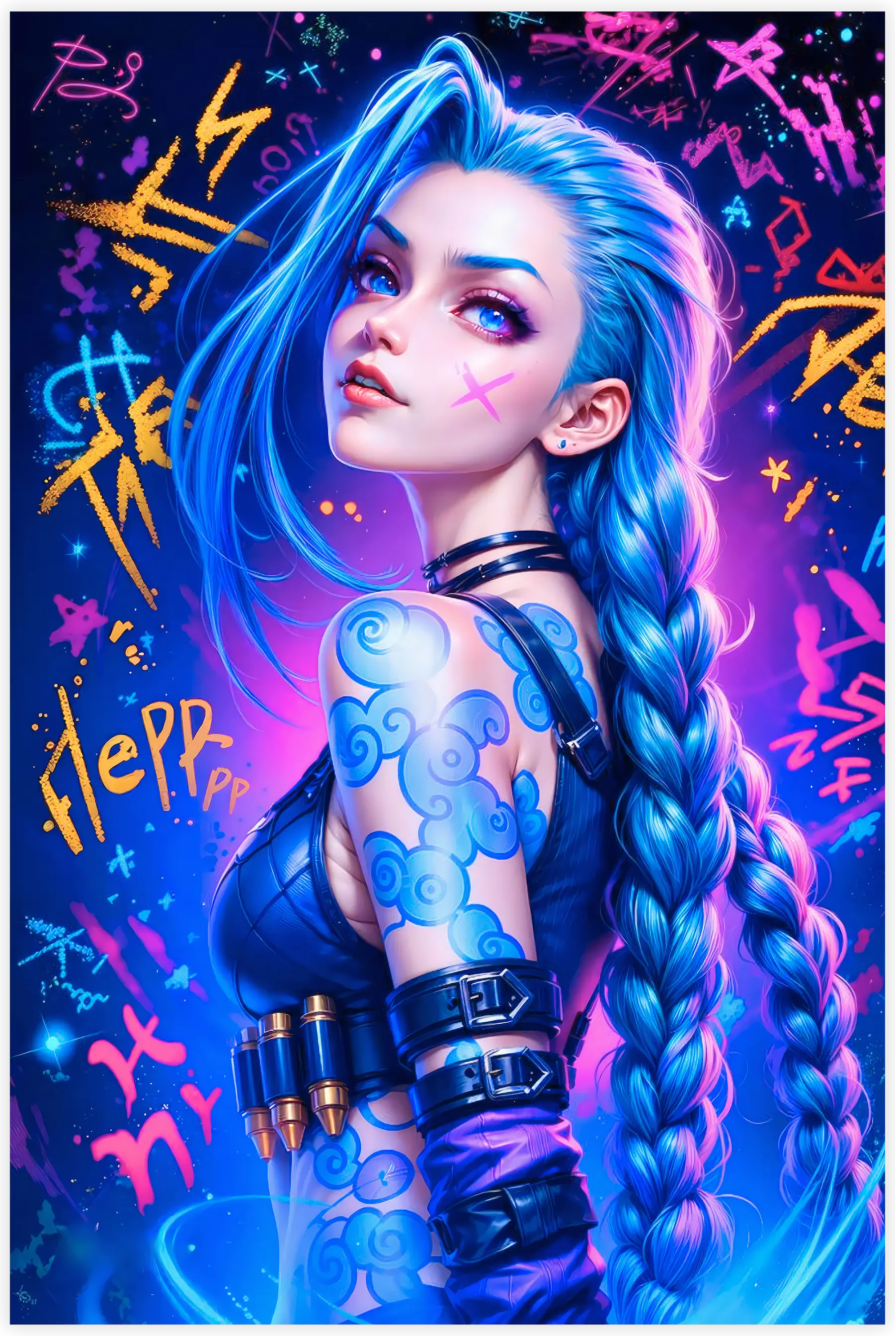 Tableau Arcane Jinx Graffiti | Dreamway – DreamWay