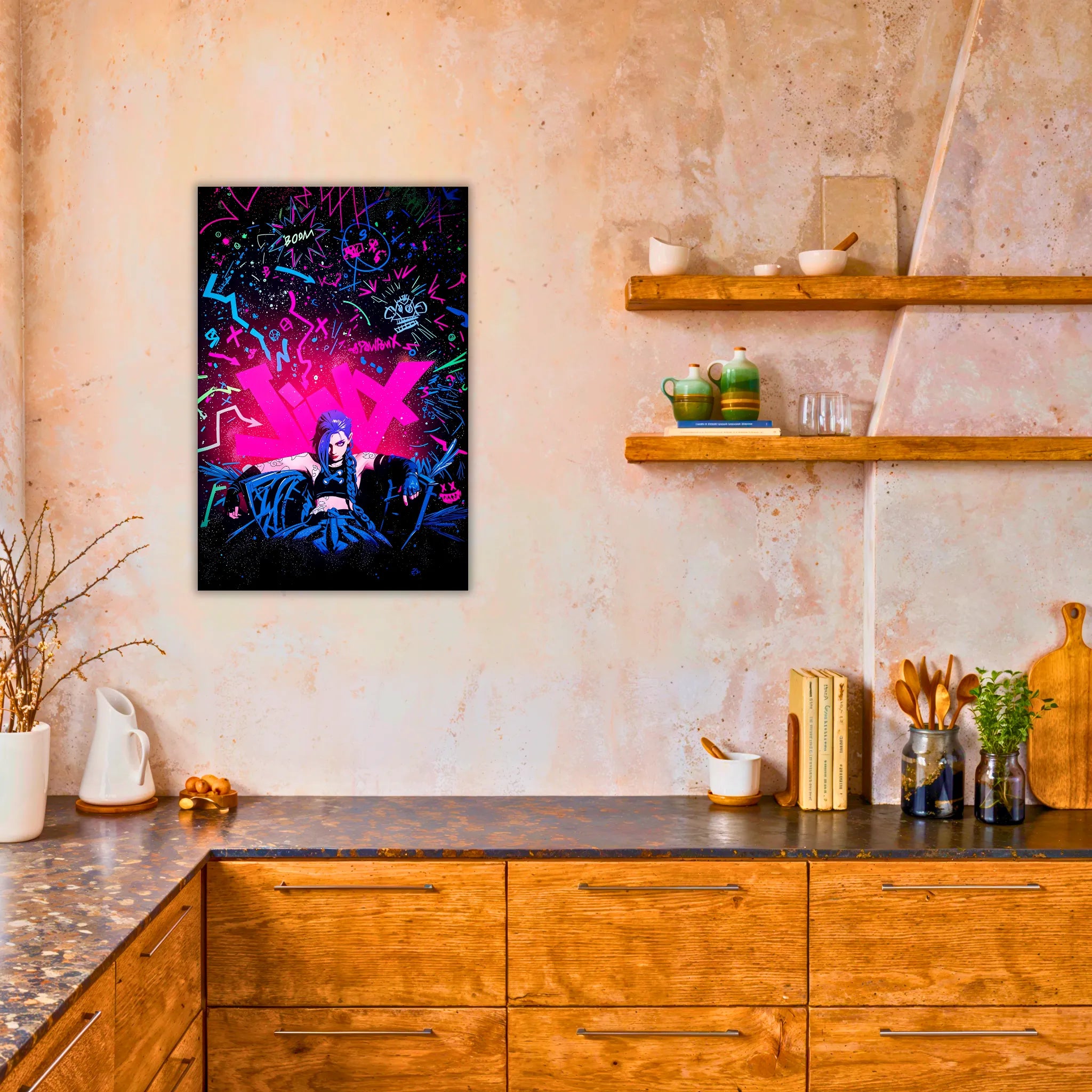 tableau-arcane-jinx-neon-dans-la-cuisine | DreamWay