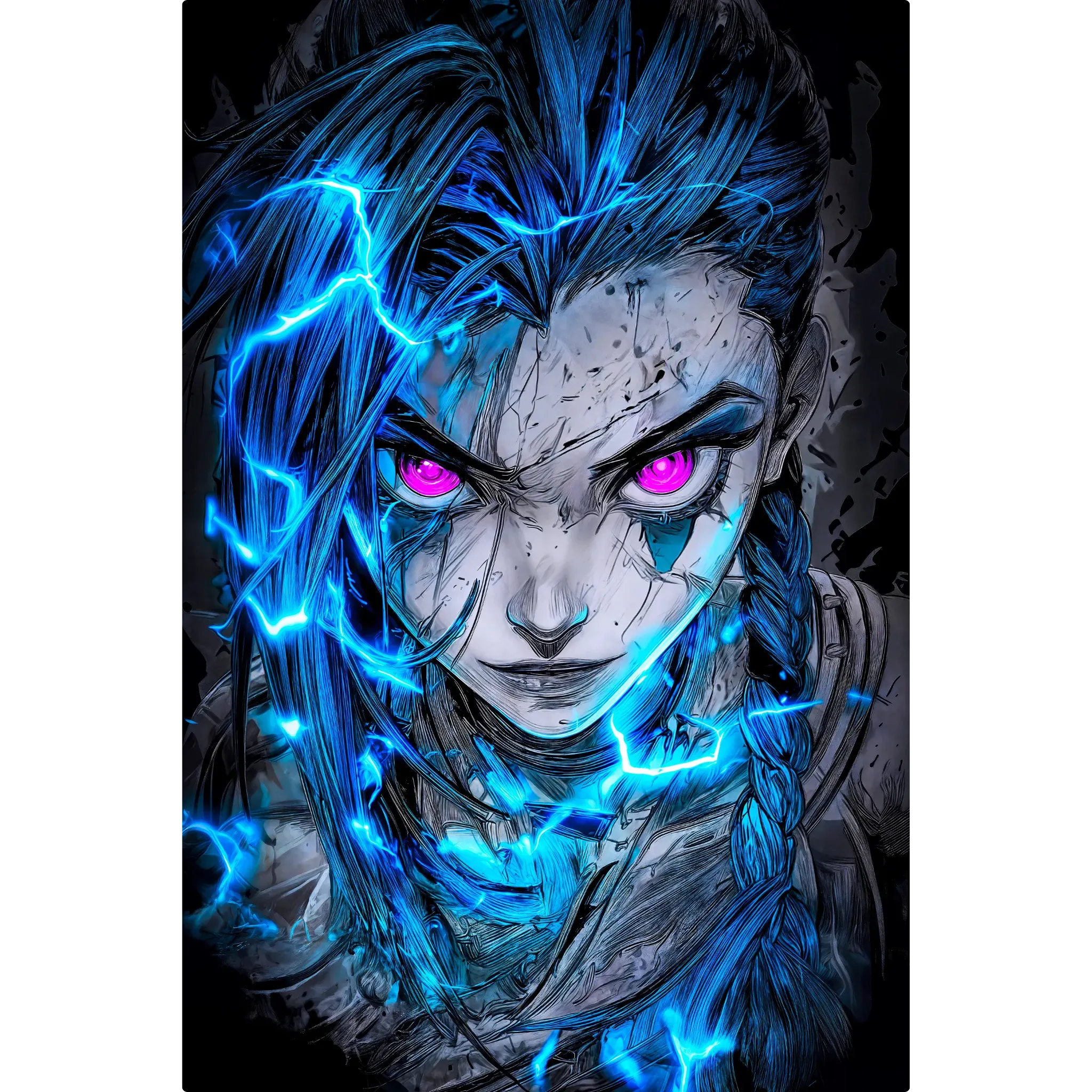 Tableau Arcane Jinx Portrait