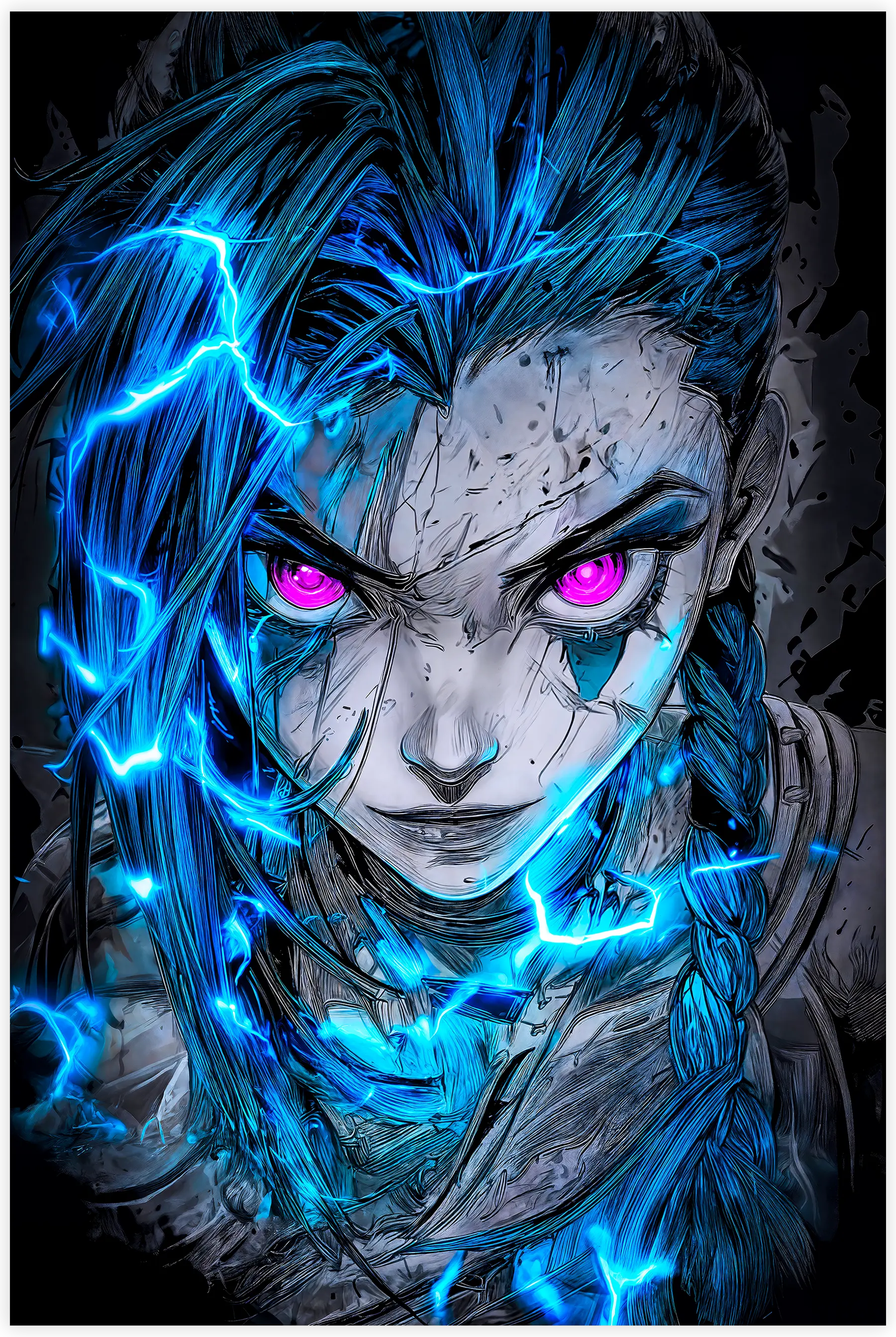 Tableau Arcane Jinx Portrait | DreamWay