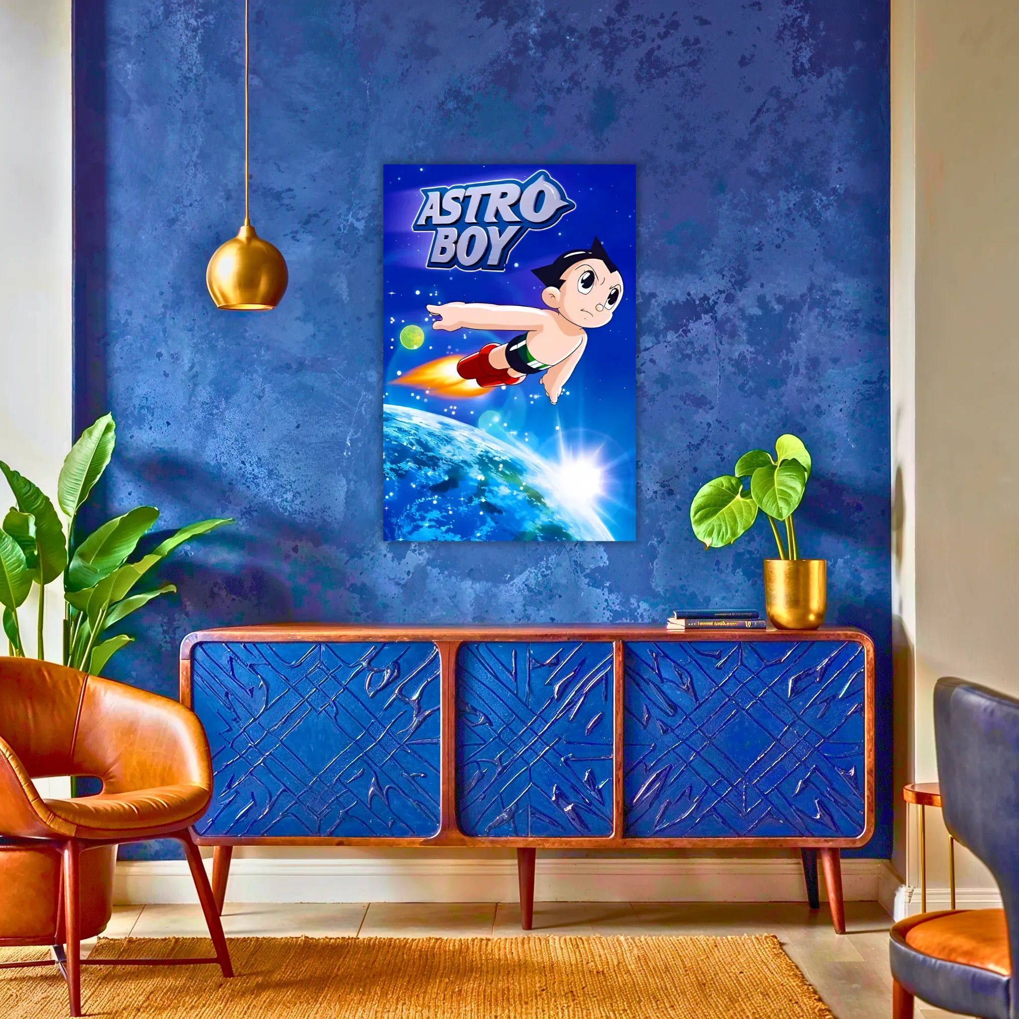 Tableau Astro Boy Dans L'espace