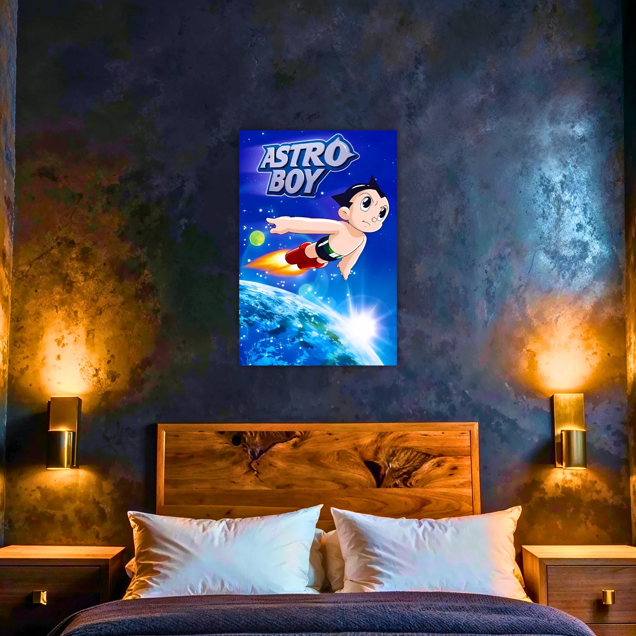 Tableau Astro Boy Dans L'espace