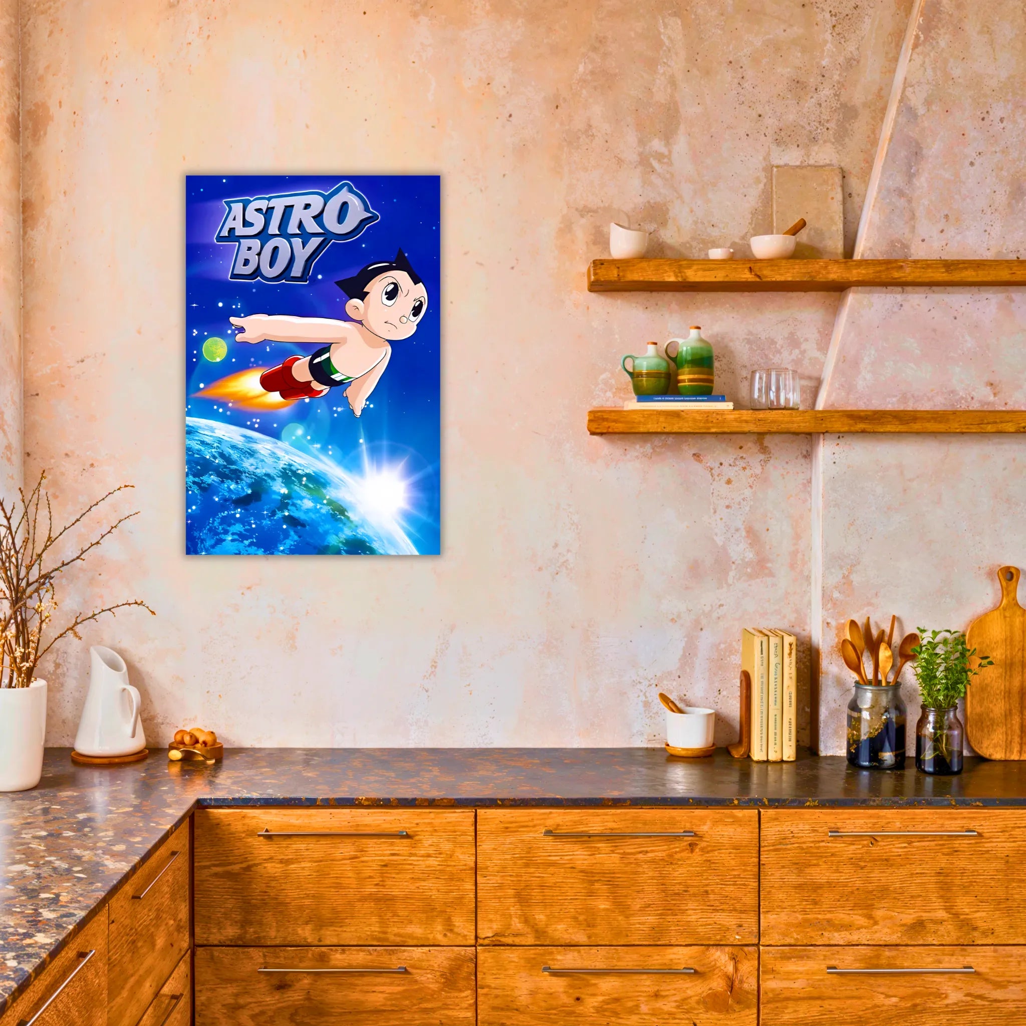 Tableau Astro Boy Dans L'espace
