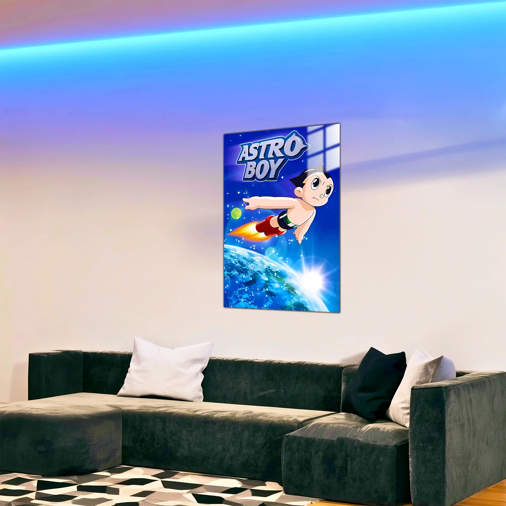 tableau-astro-boy-dans-l-espace-dans-le-salon | DreamWay