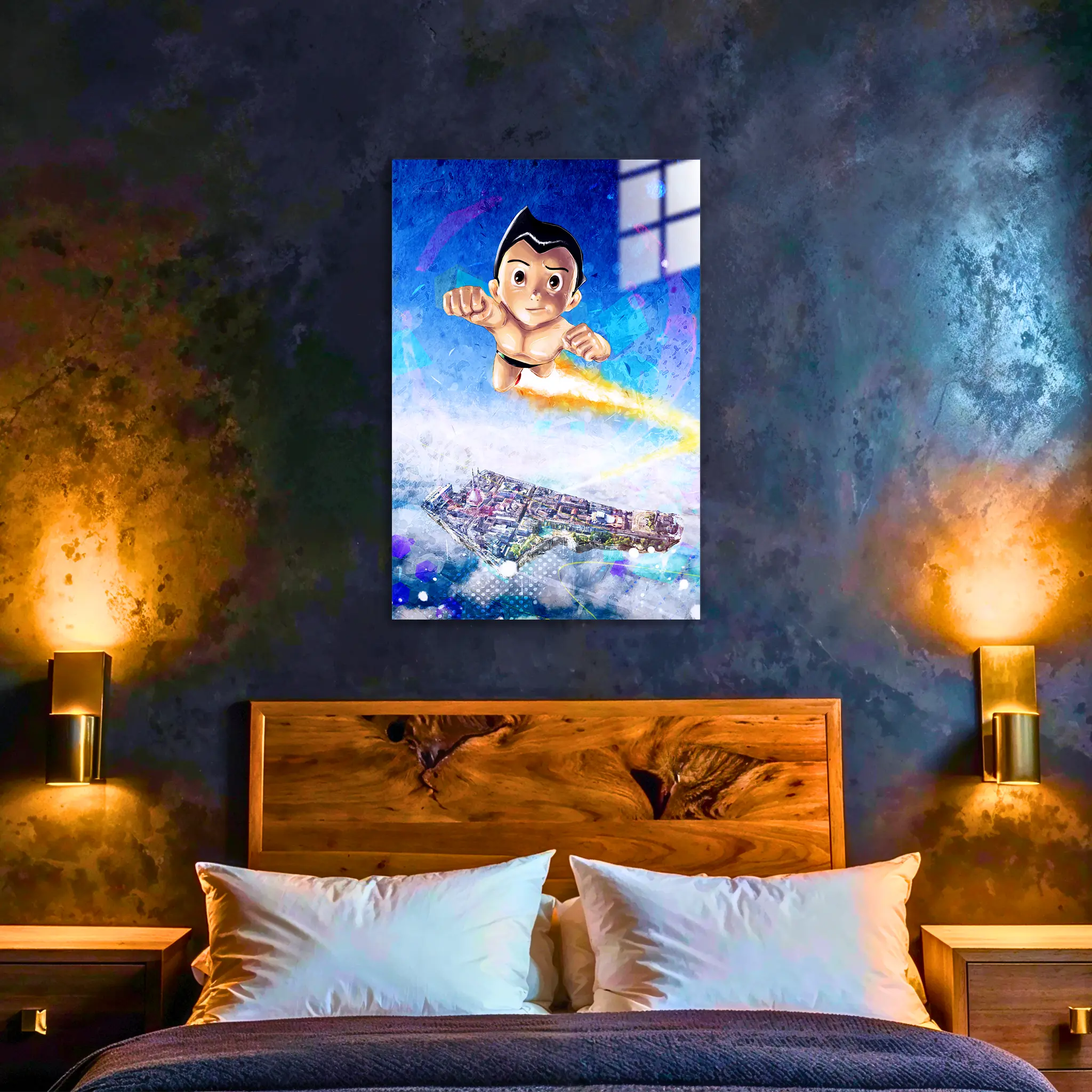 tableau-astro-boy-en-vol-dans-la-chambre | DreamWay