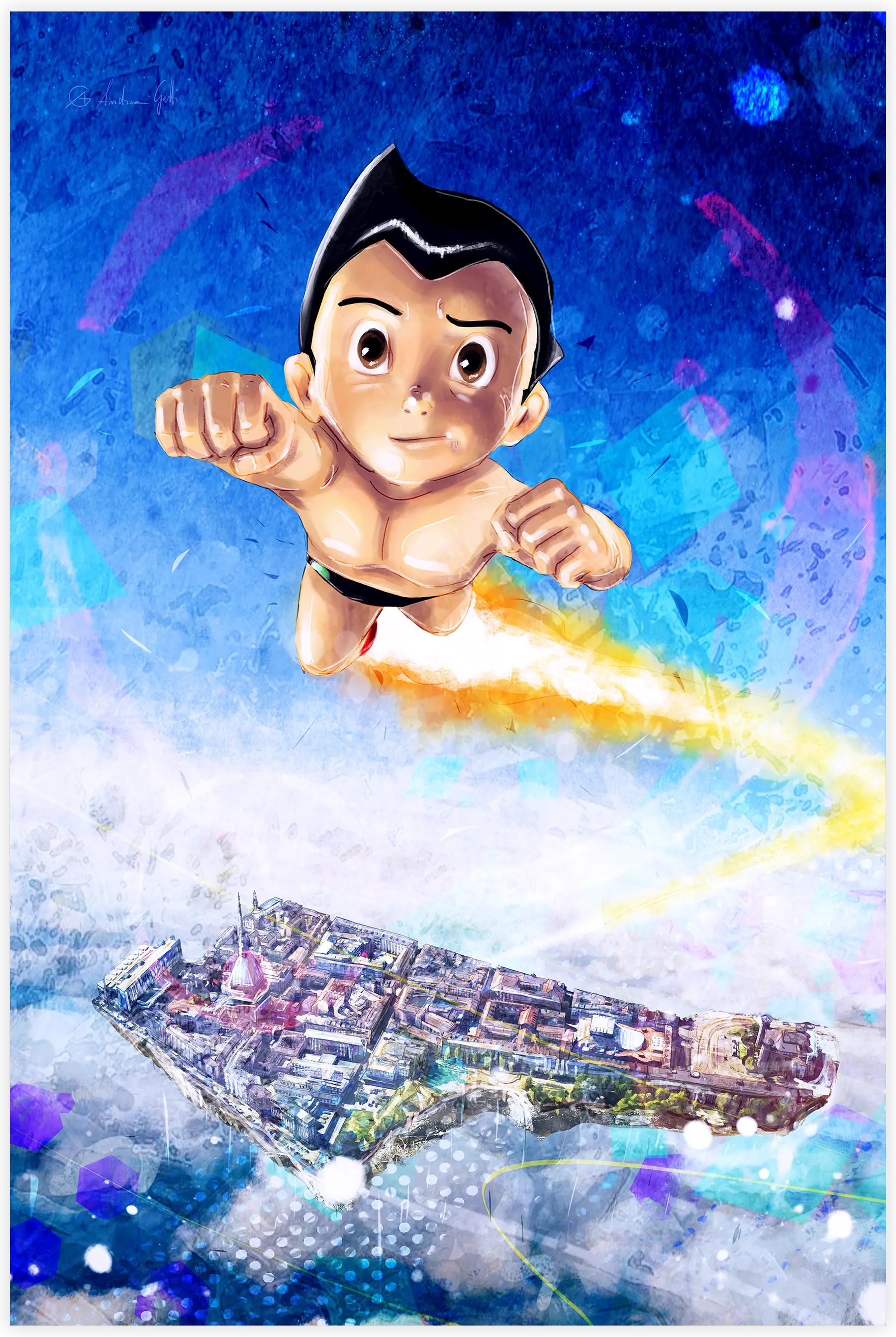 tableau-astro-boy-en-vol | DreamWay