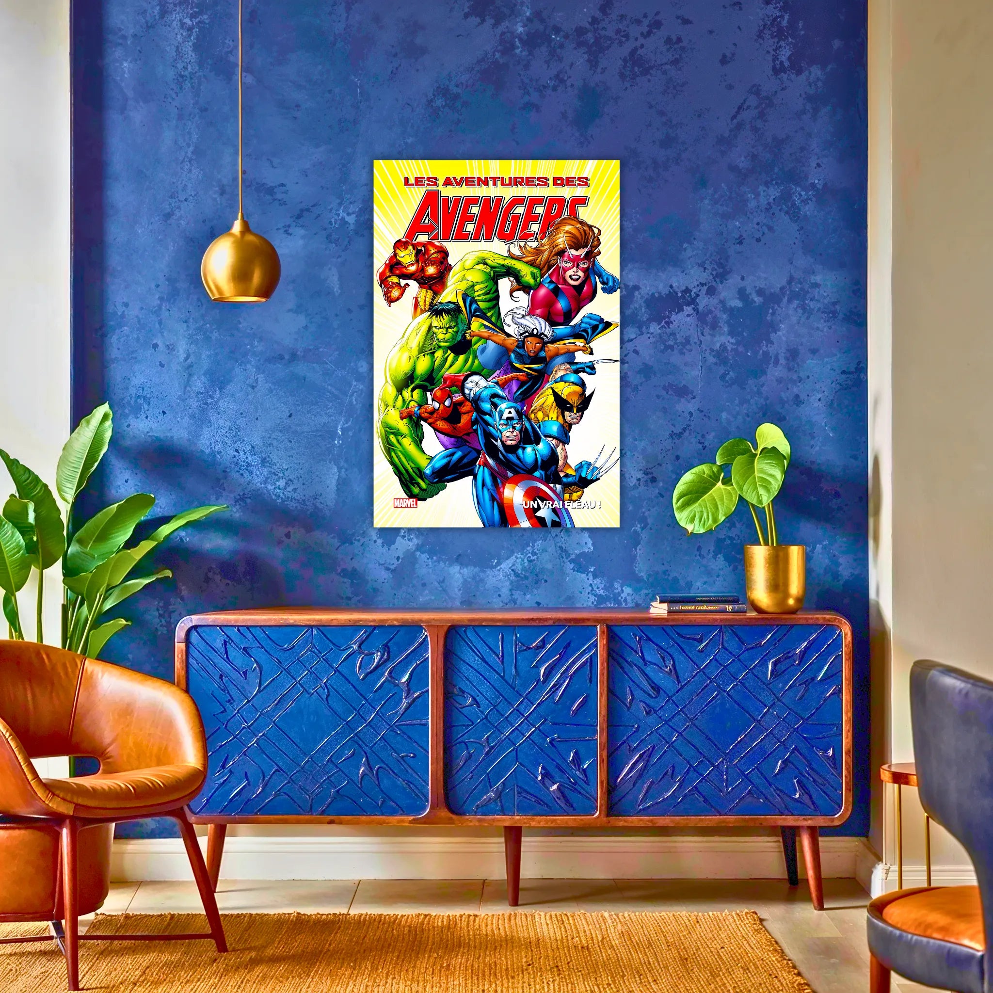 Tableau Avengers Affiche Comics