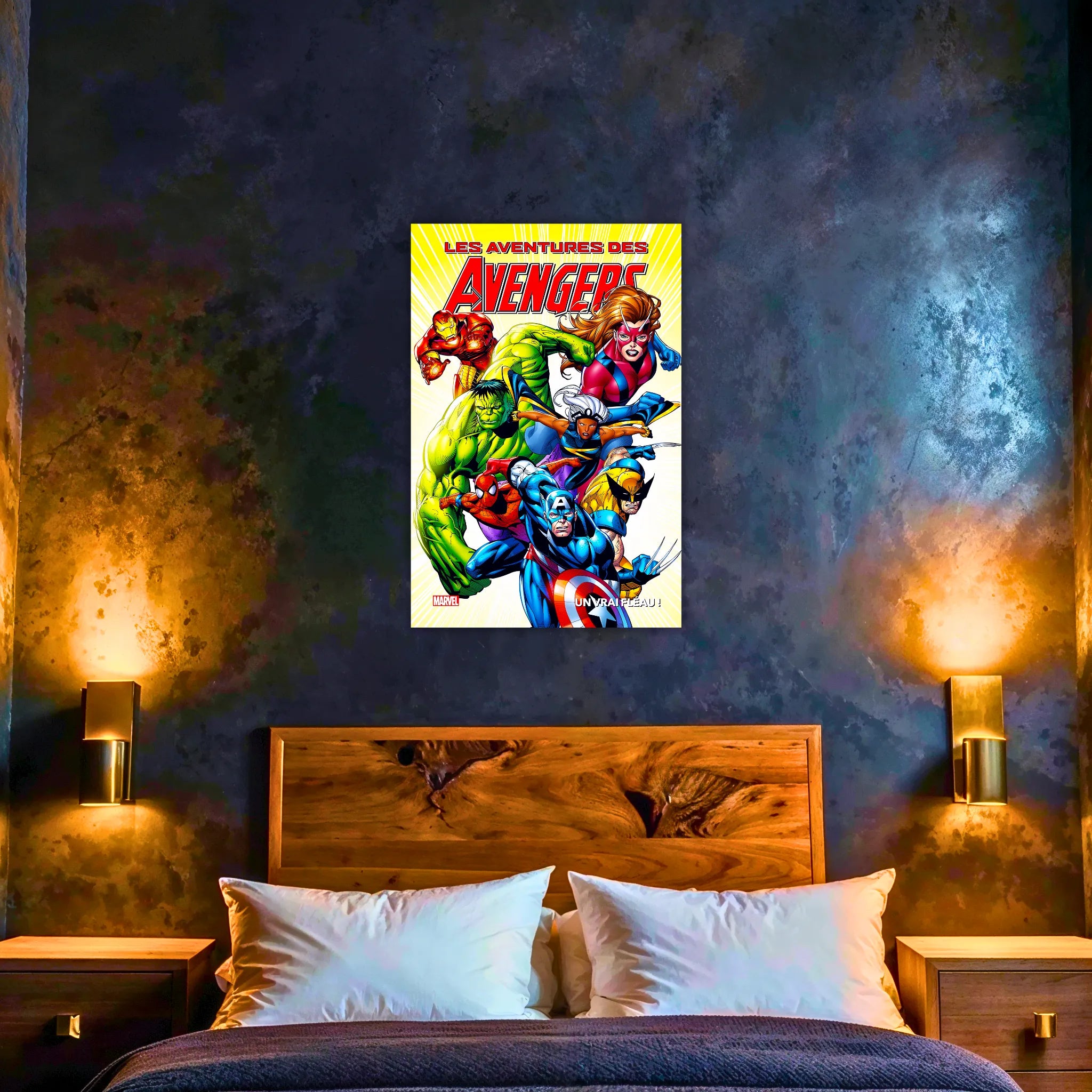 Tableau Avengers Affiche Comics