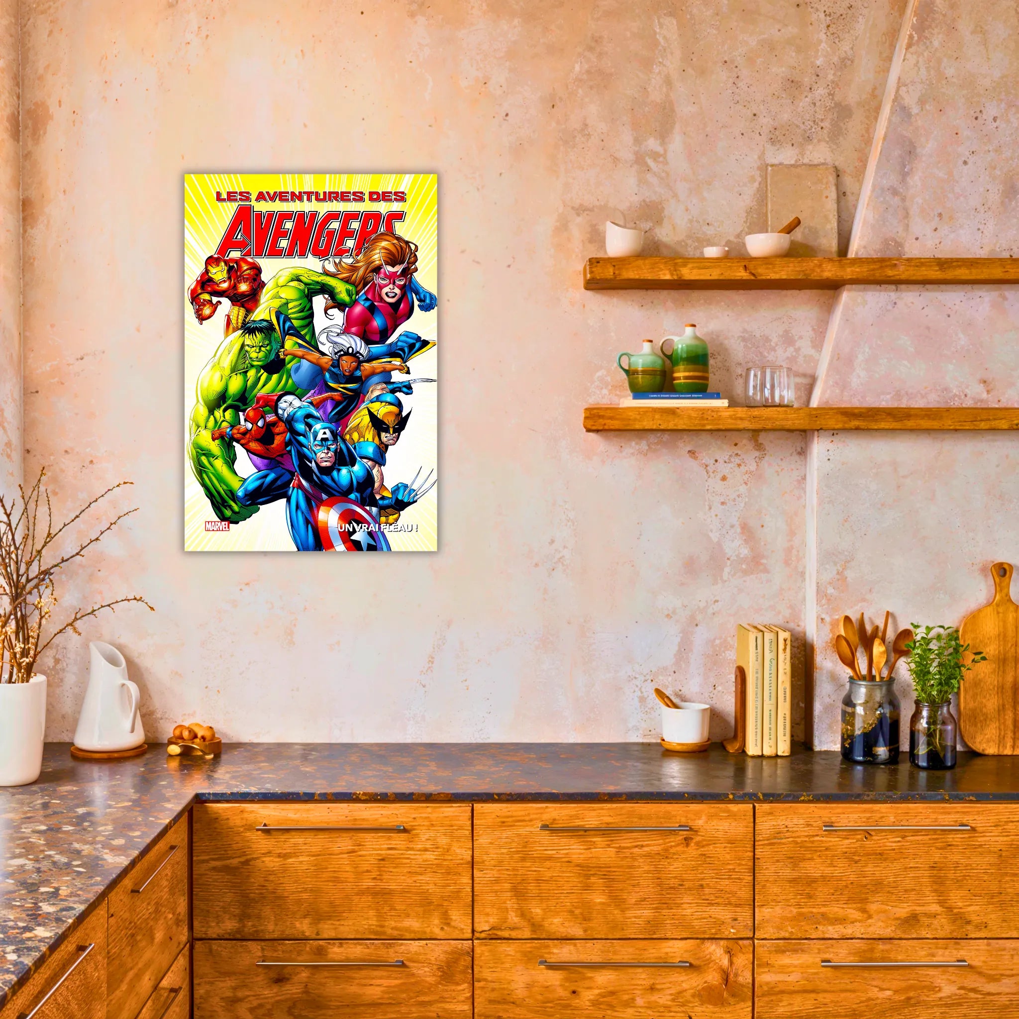 Tableau Avengers Affiche Comics