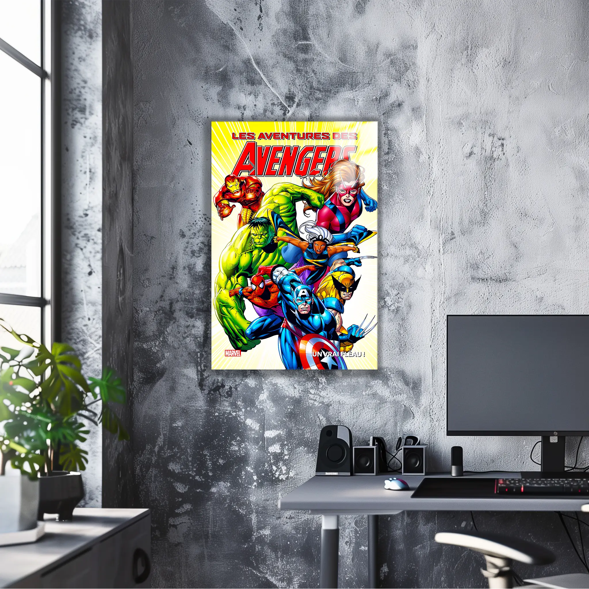 tableau-avengers-affiche-comics-dans-le-bureau | DreamWay