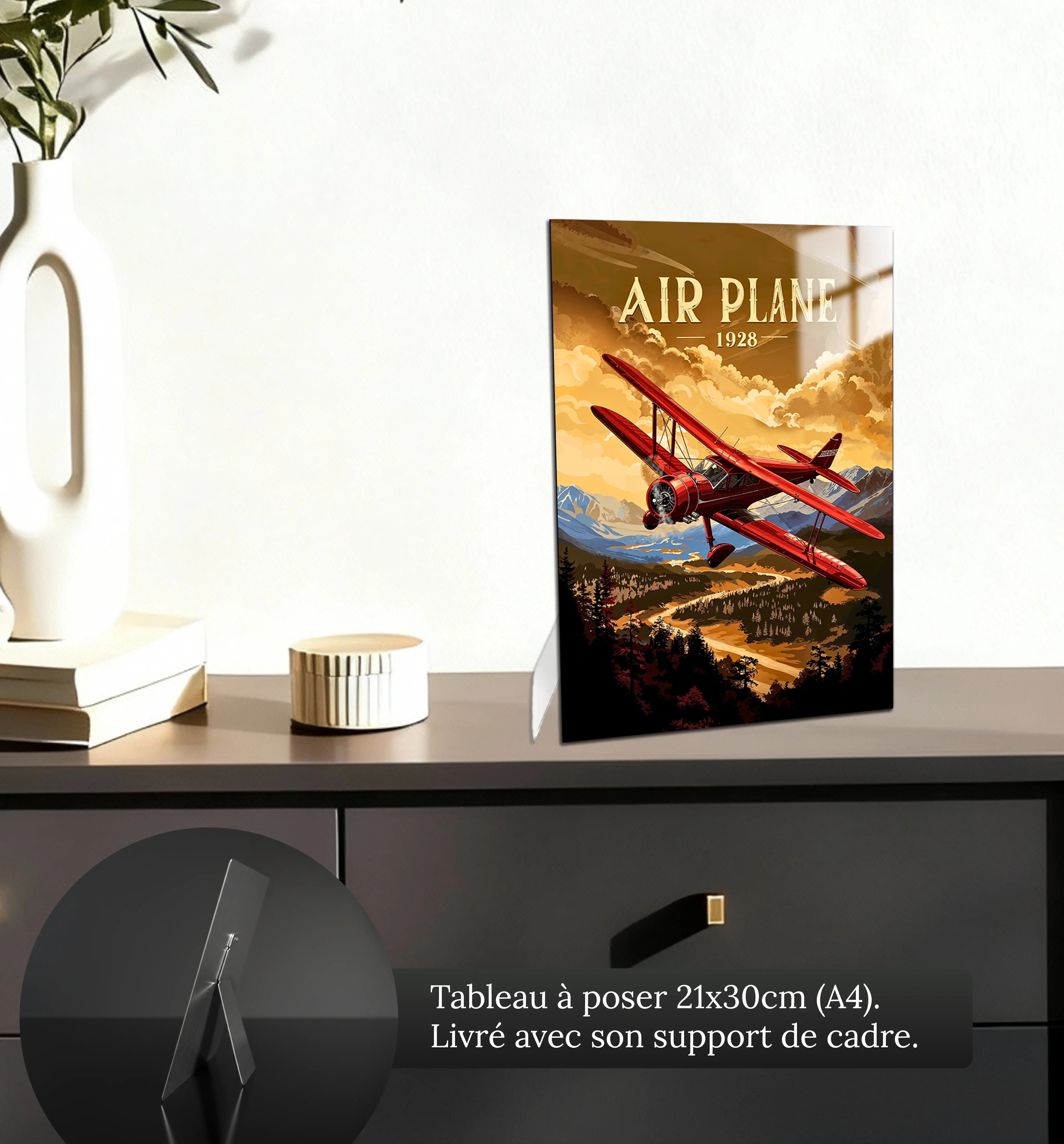 tableau-avion-vintage-petit-format-a-poser-sur-meuble | DreamWay