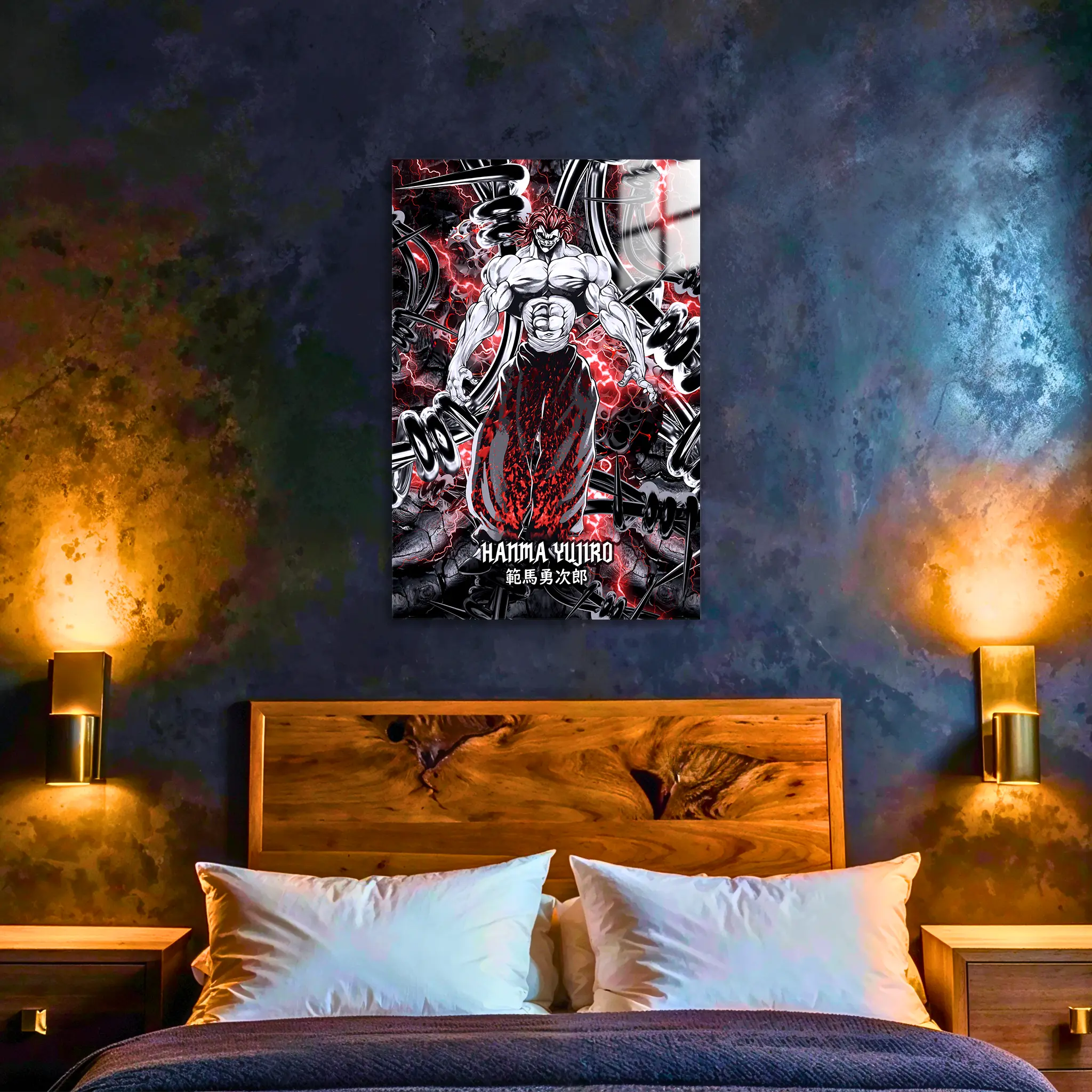 tableau-baki-yujiro-hanma-dans-la-chambre | DreamWay