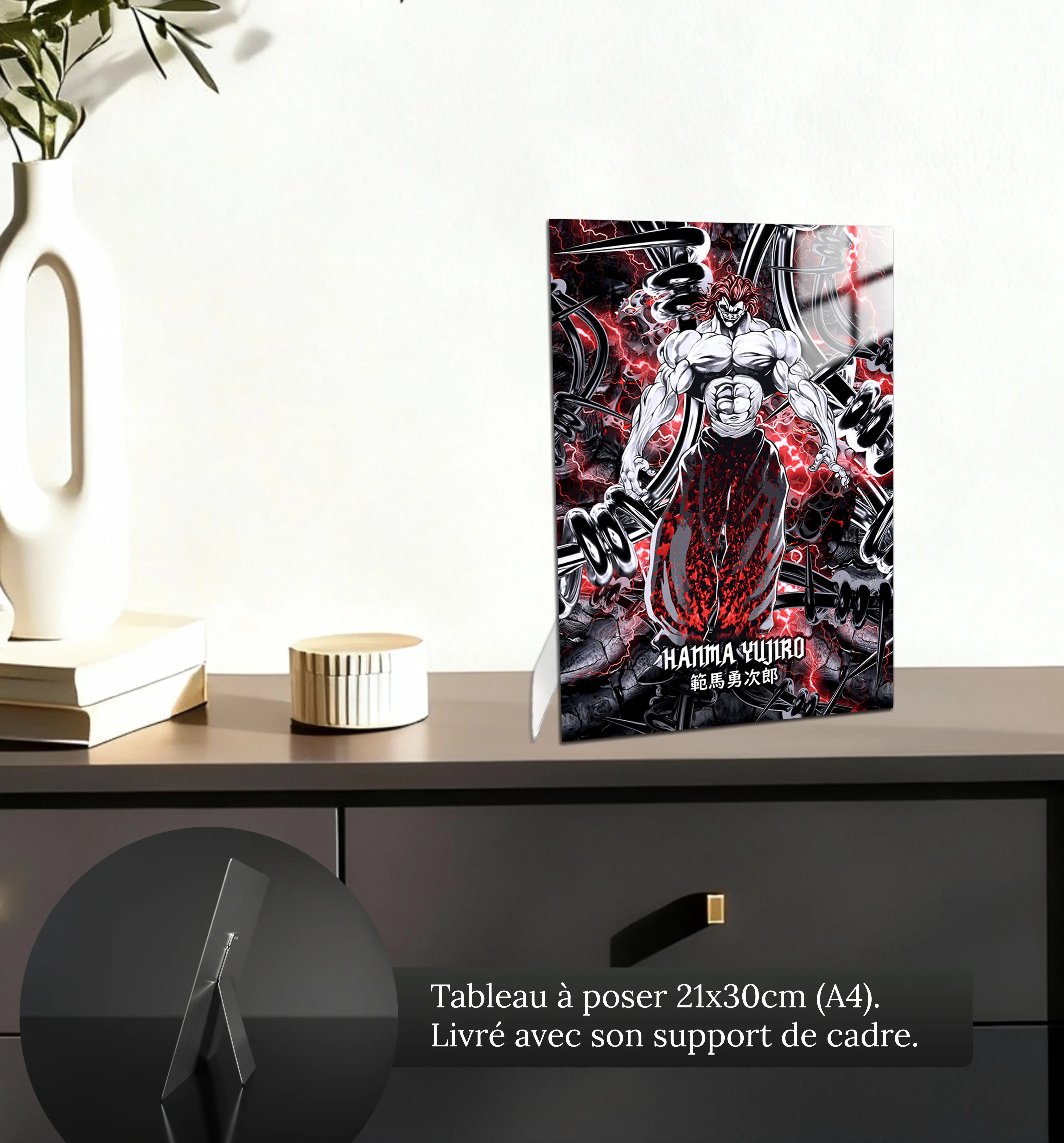 tableau-baki-yujiro-hanma-petit-format-a-poser-sur-meuble | DreamWay