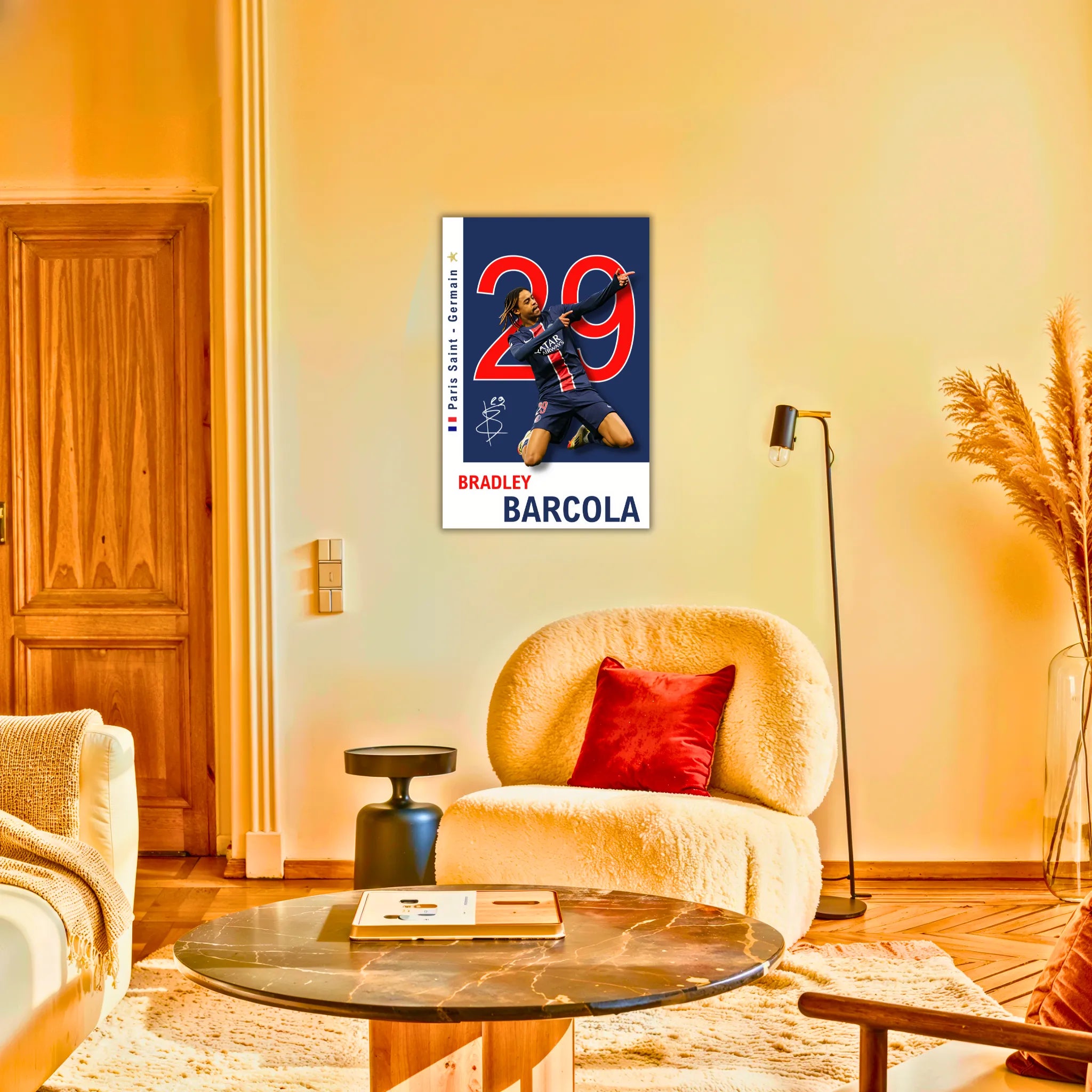 Tableau Barcola PSG