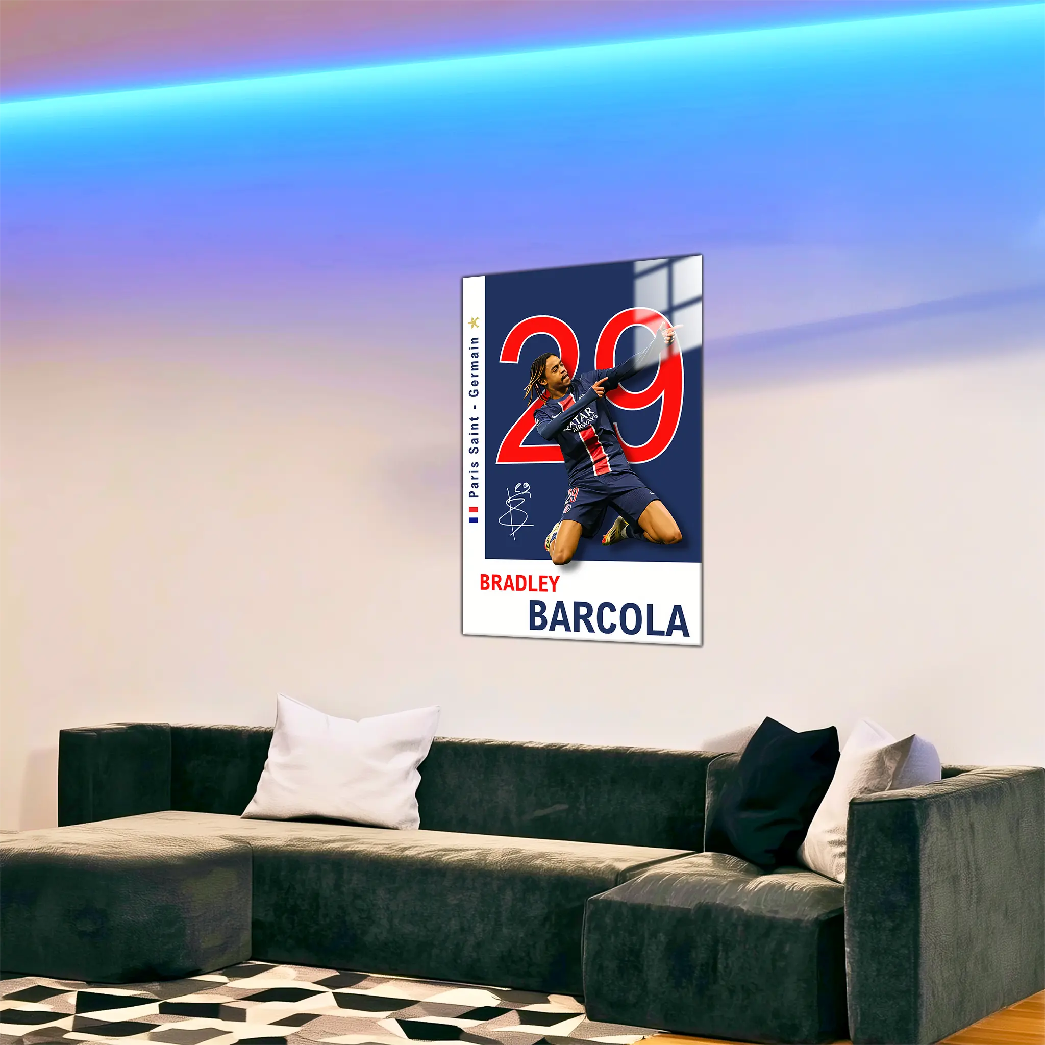 tableau-barcola-psg-dans-le-salon | DreamWay