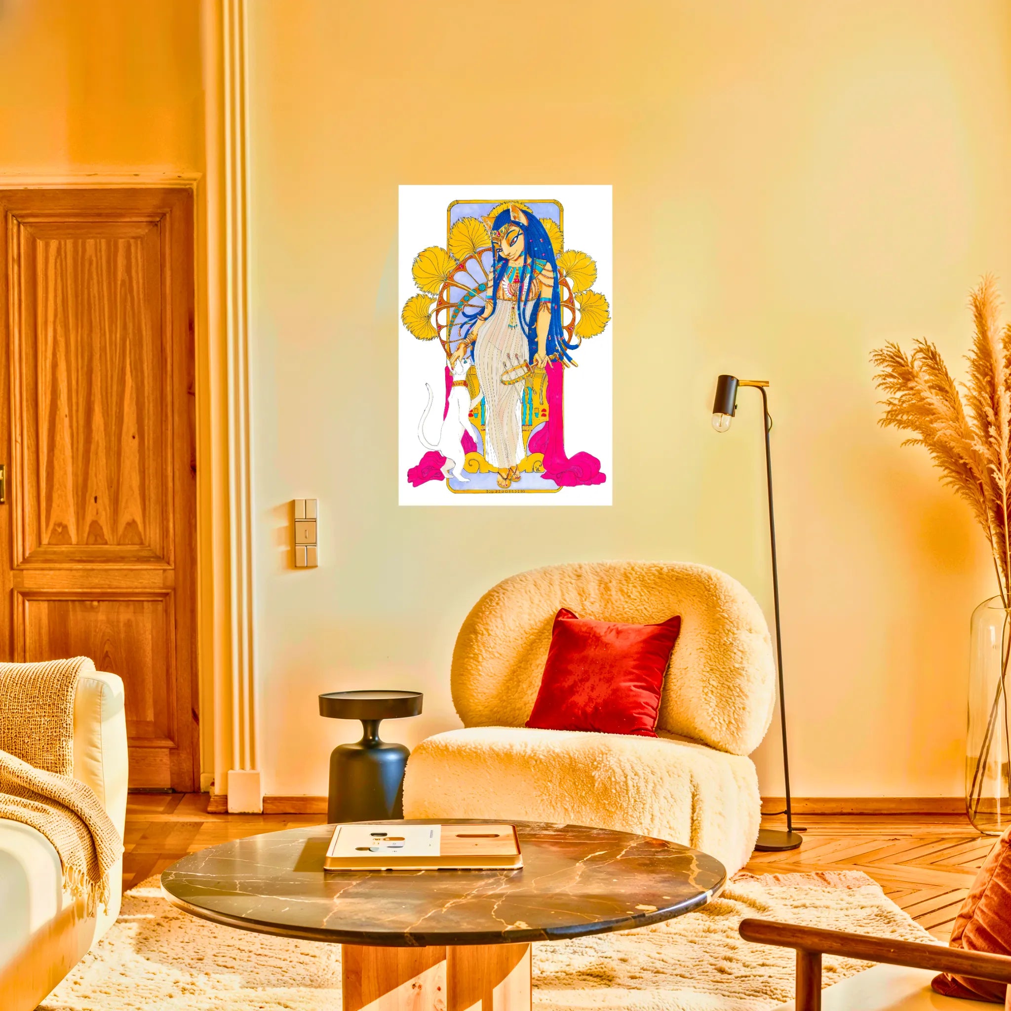 tableau-bastet-au-salon | DreamWay
