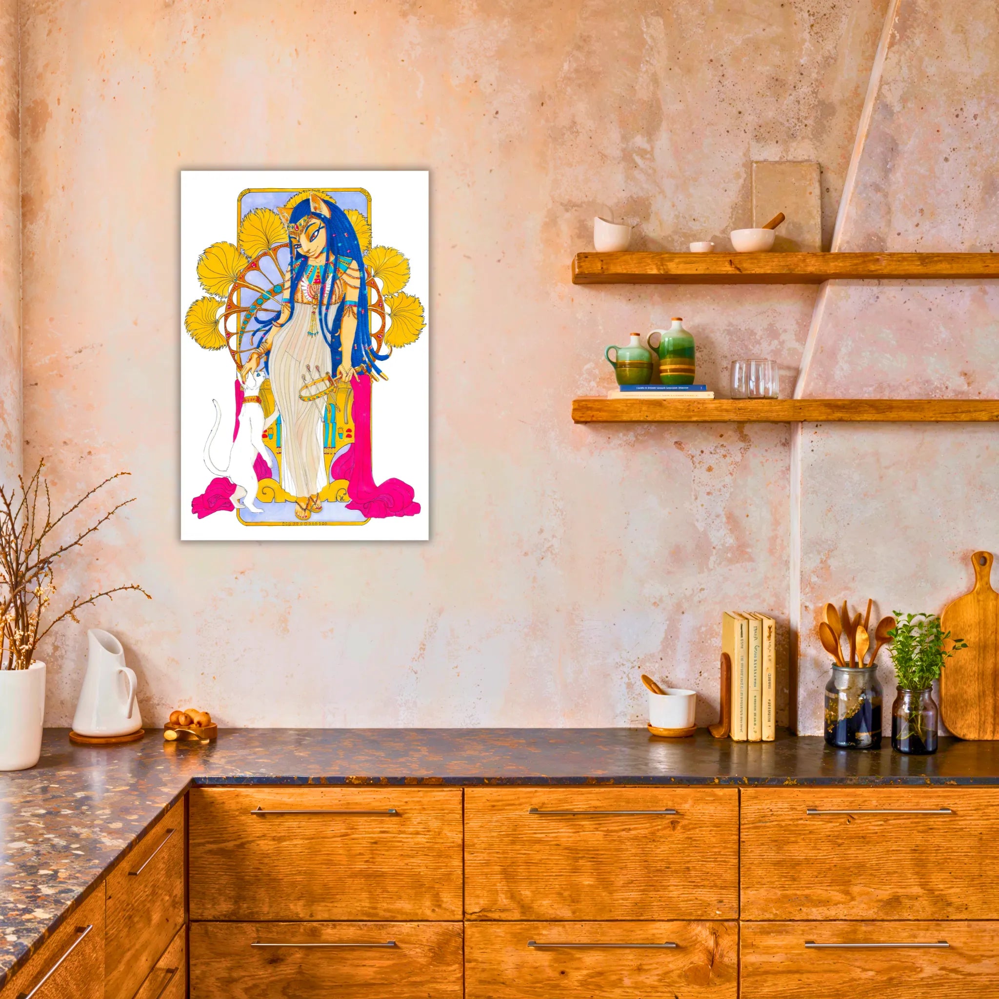 tableau-bastet-dans-la-cuisine | DreamWay