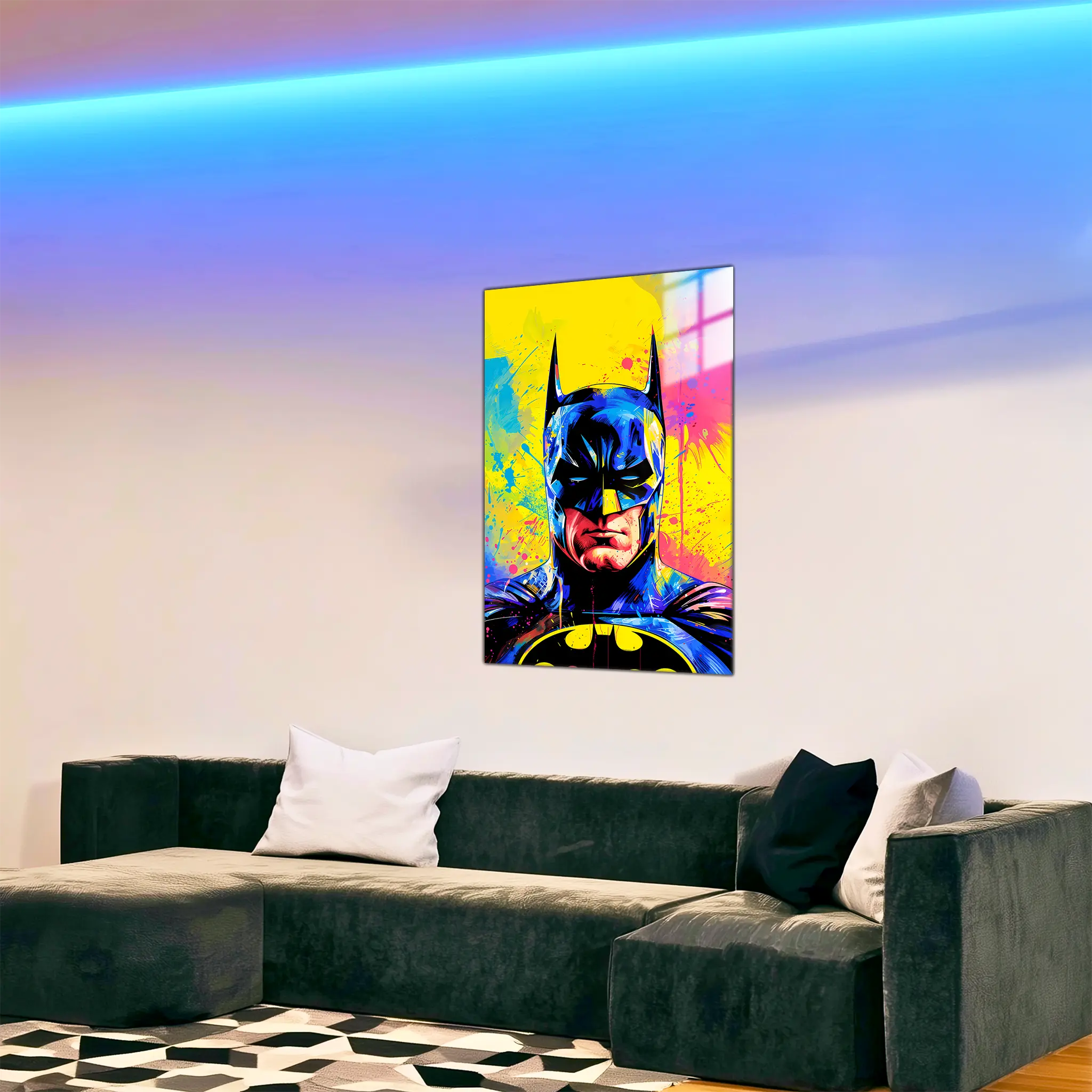 tableau-batman-pop-art-dans-le-salon | DreamWay