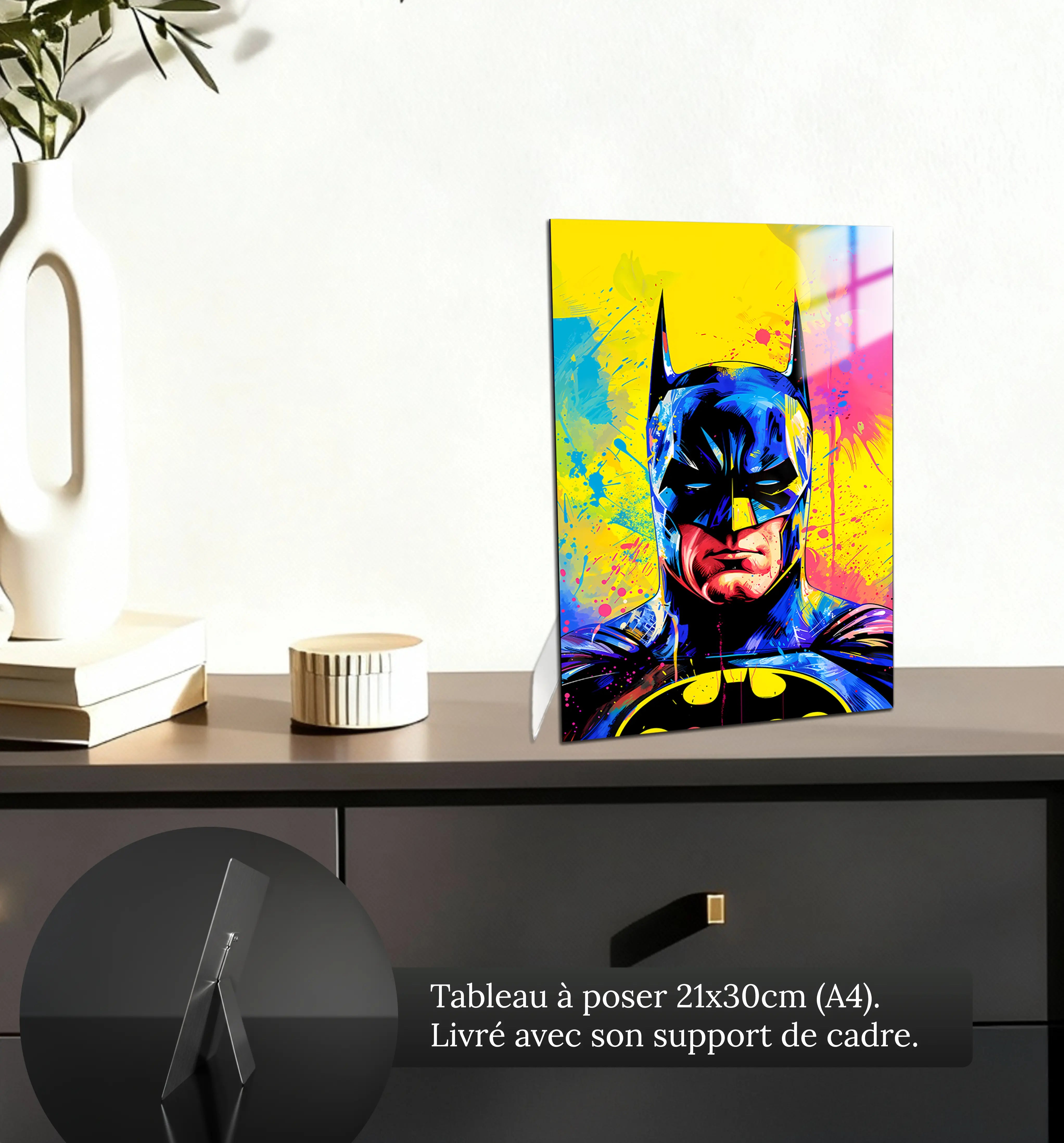 tableau-batman-pop-art-petit-format-a-poser-sur-meuble | DreamWay