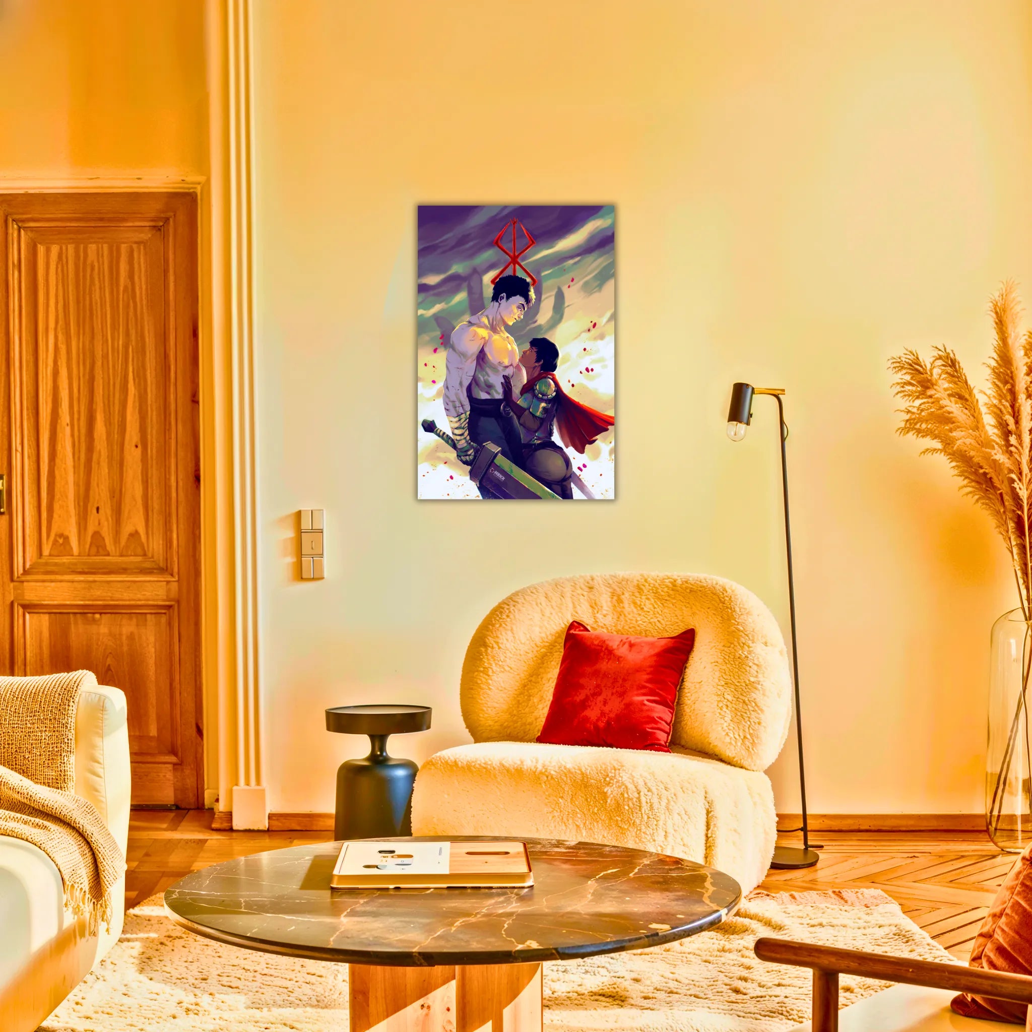 tableau-berserk-guts-et-casca-au-salon | DreamWay