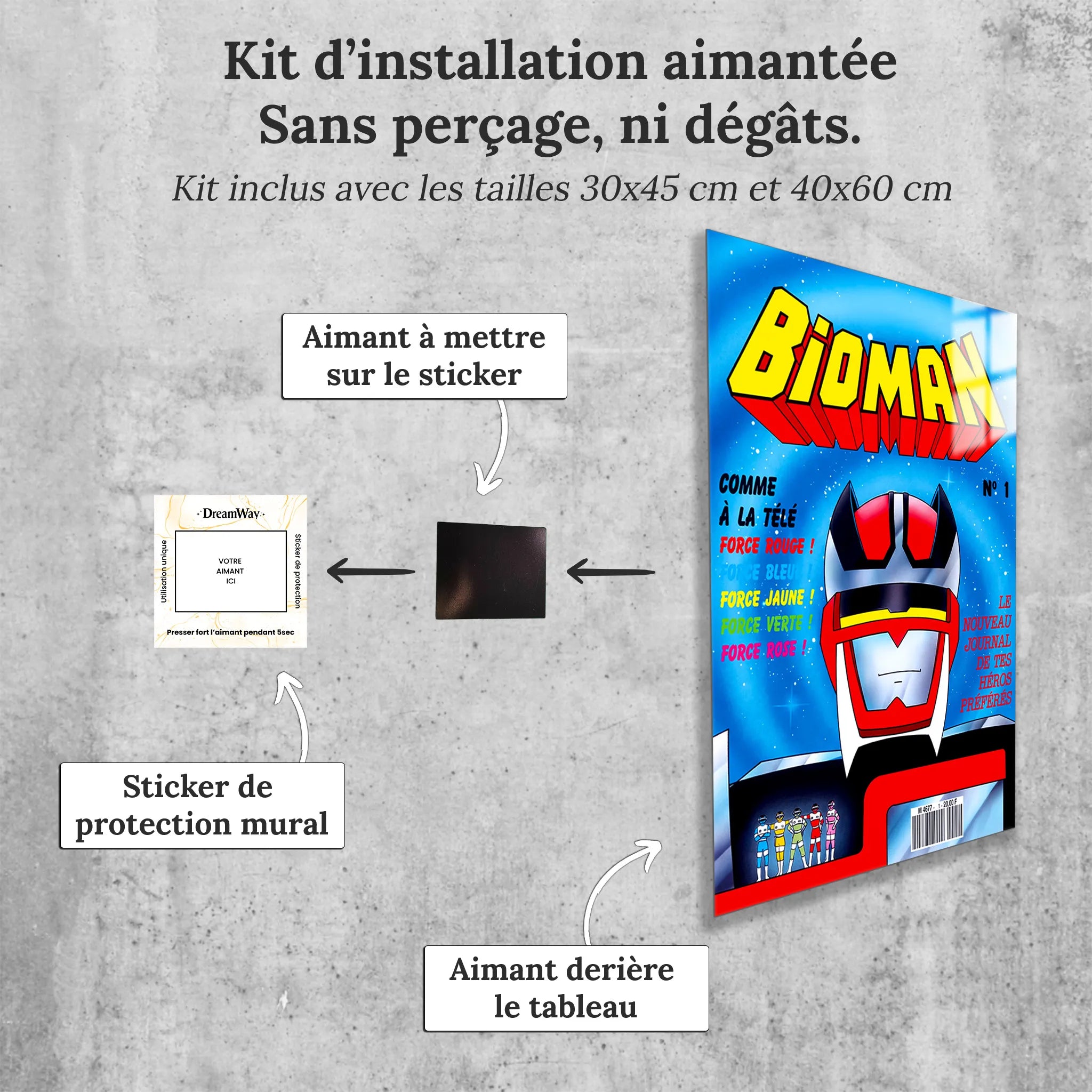 Tableau Bioman Affiche