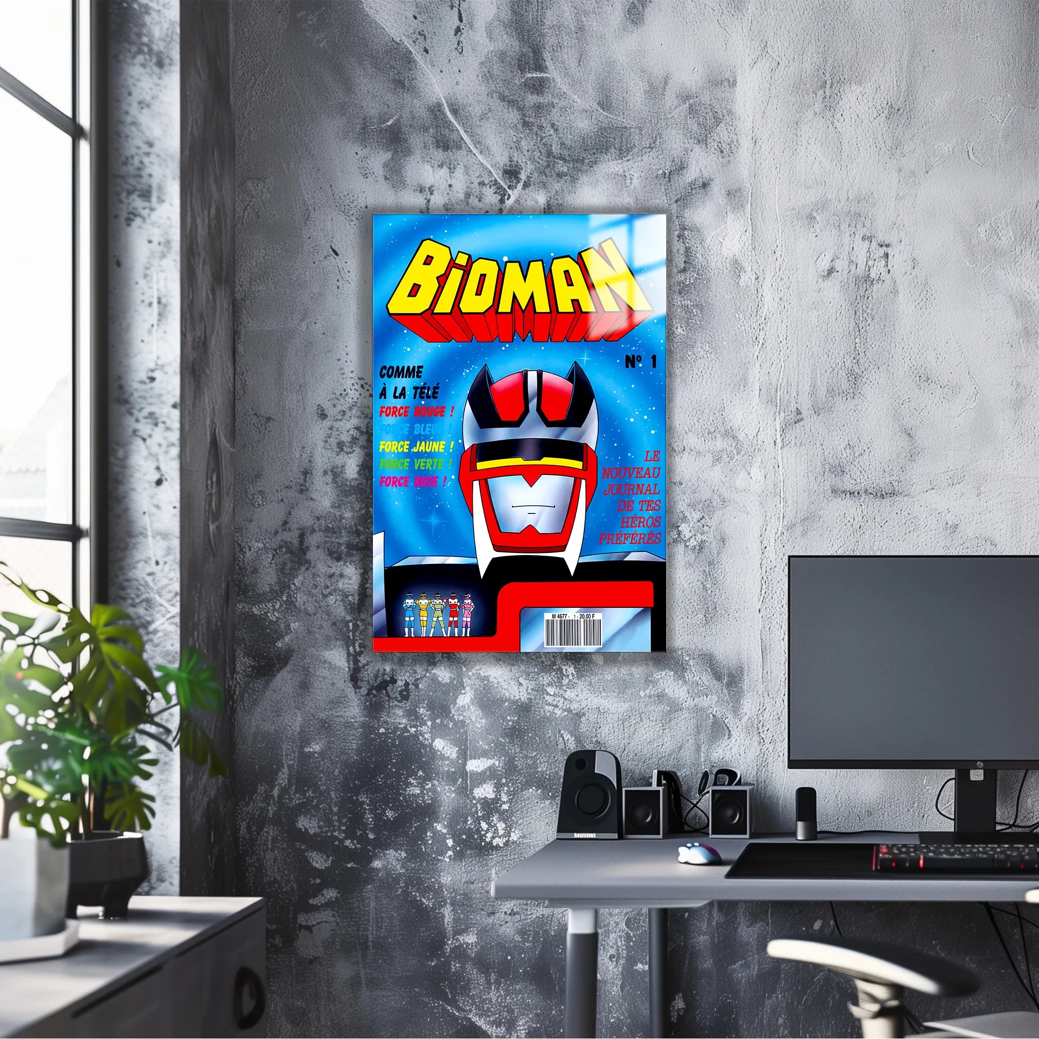 Tableau Bioman Affiche