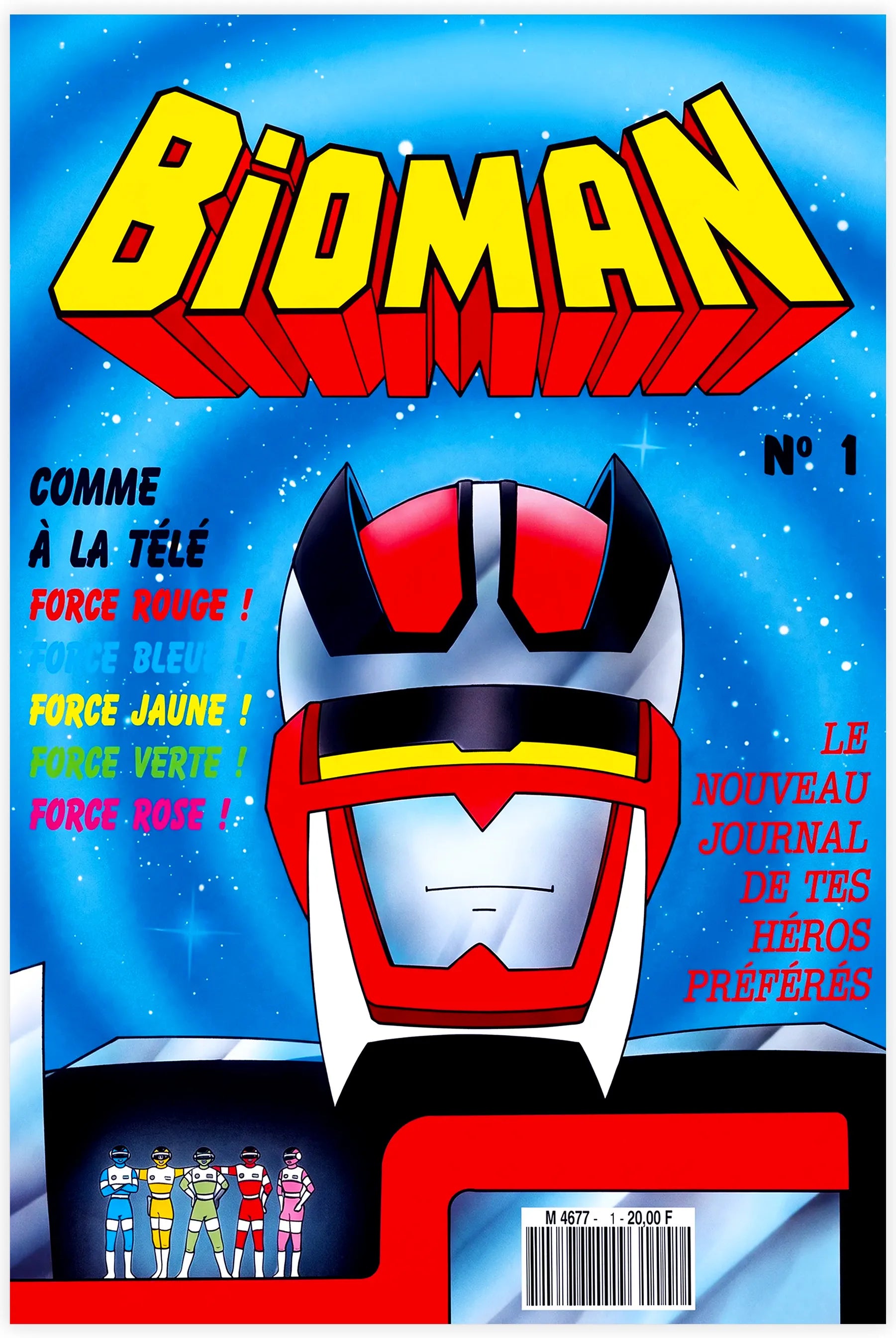 Tableau Bioman Affiche