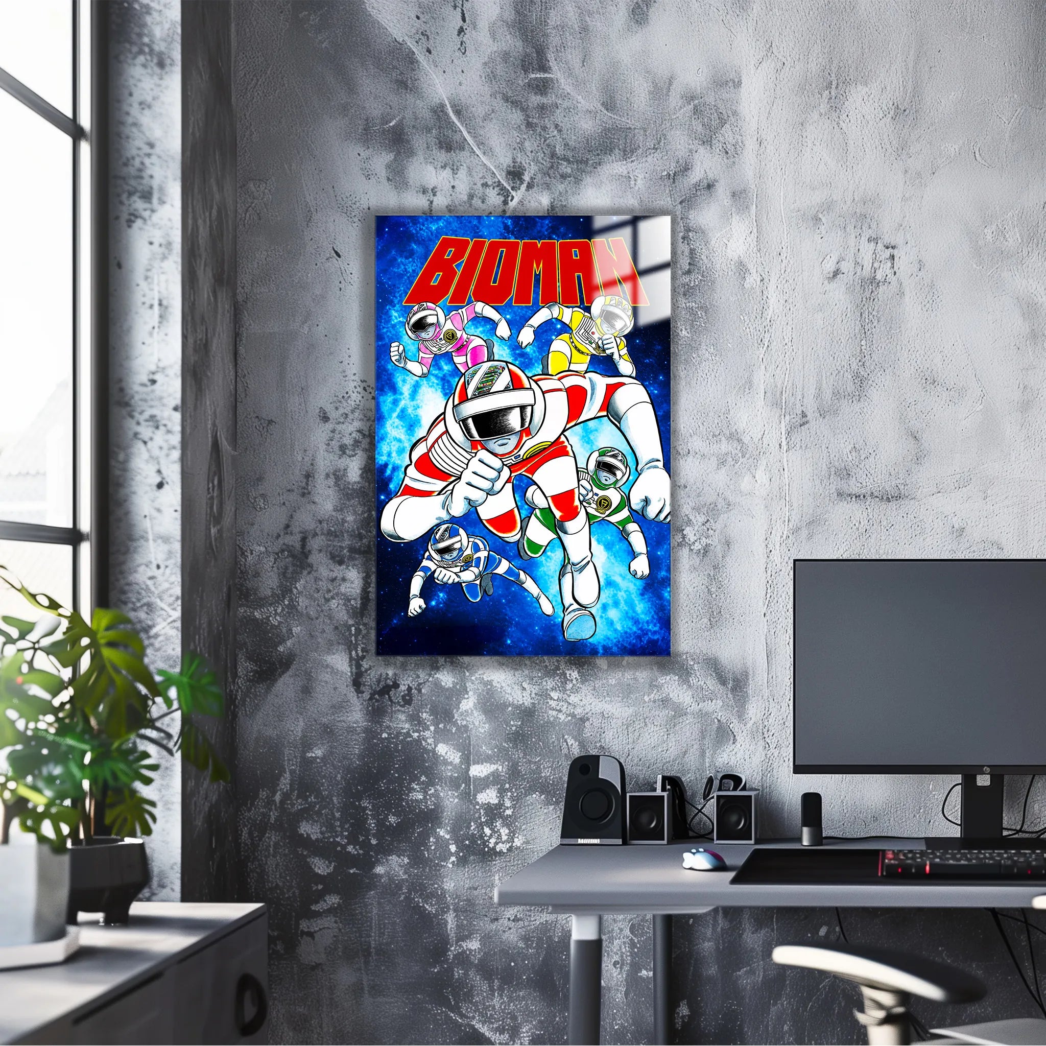 Tableau Bioman Dans L'Espace