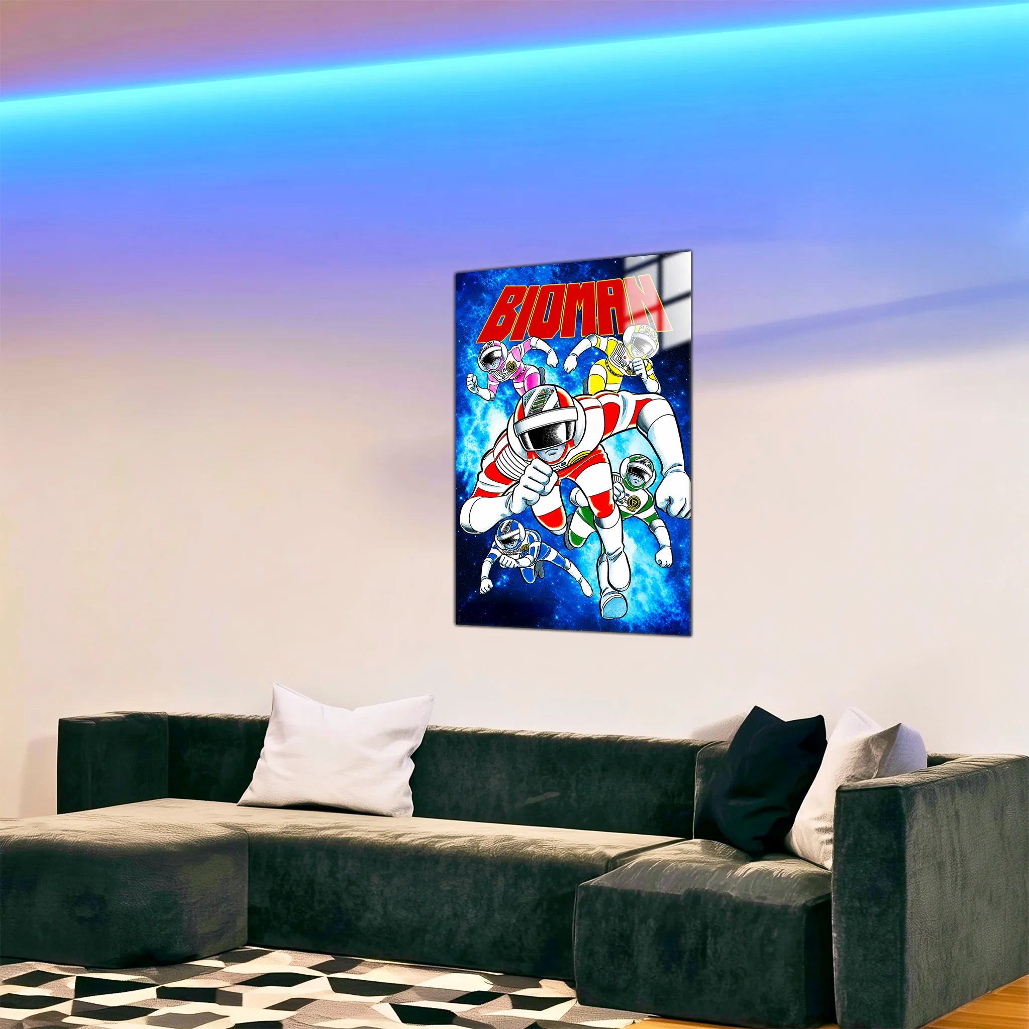 Tableau Bioman Dans L'Espace
