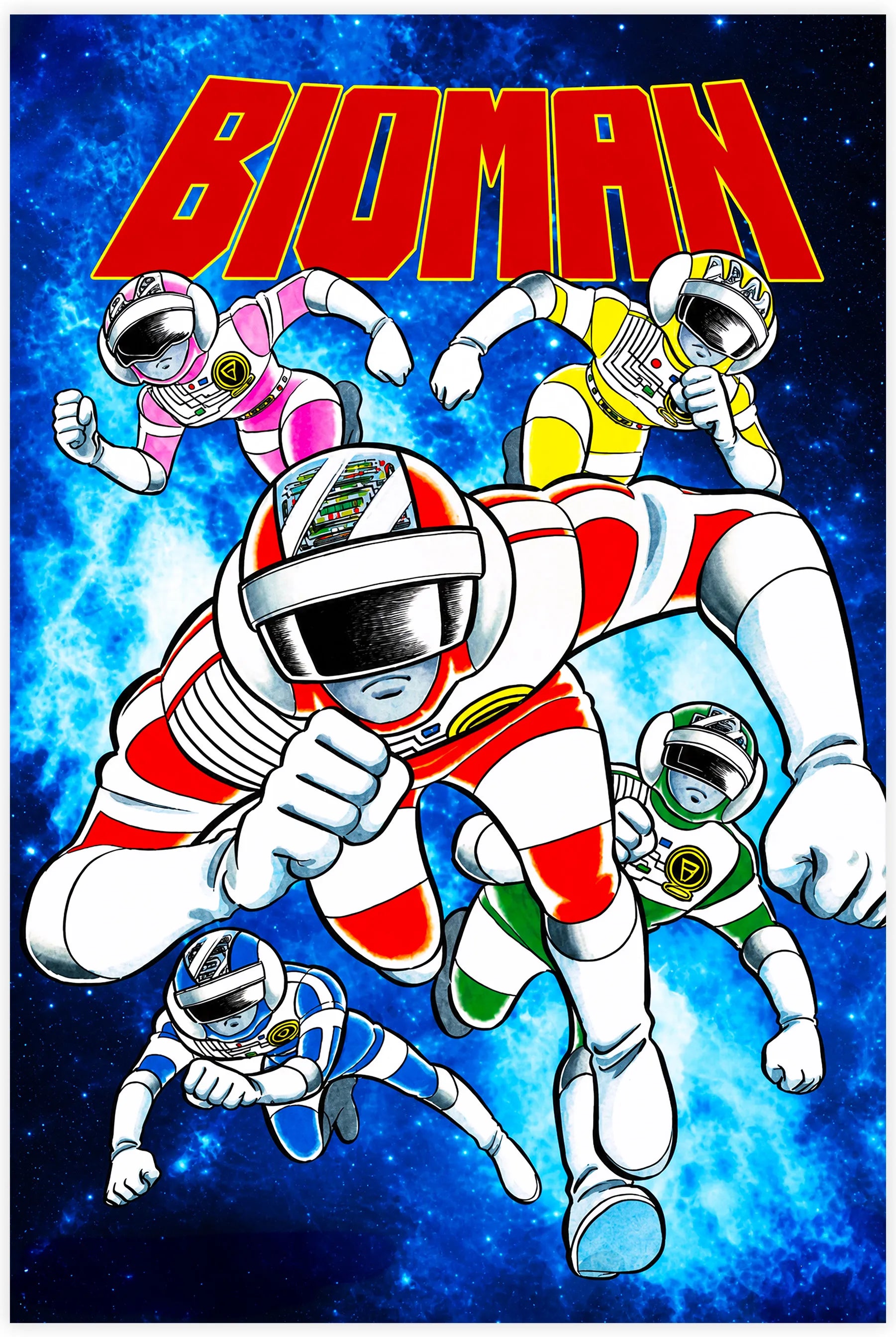 Tableau Bioman Dans L'Espace