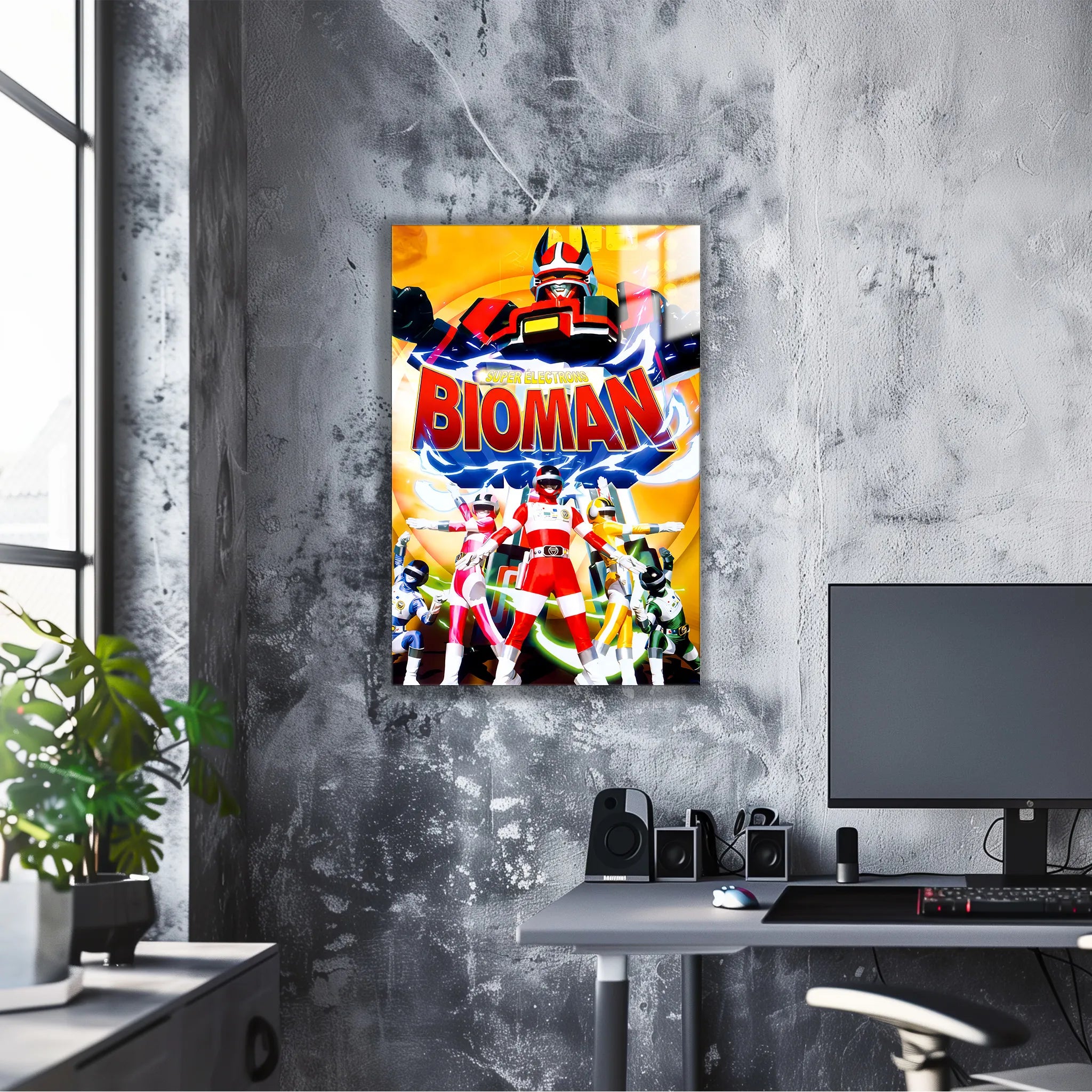 Tableau Bioman Super Électrons