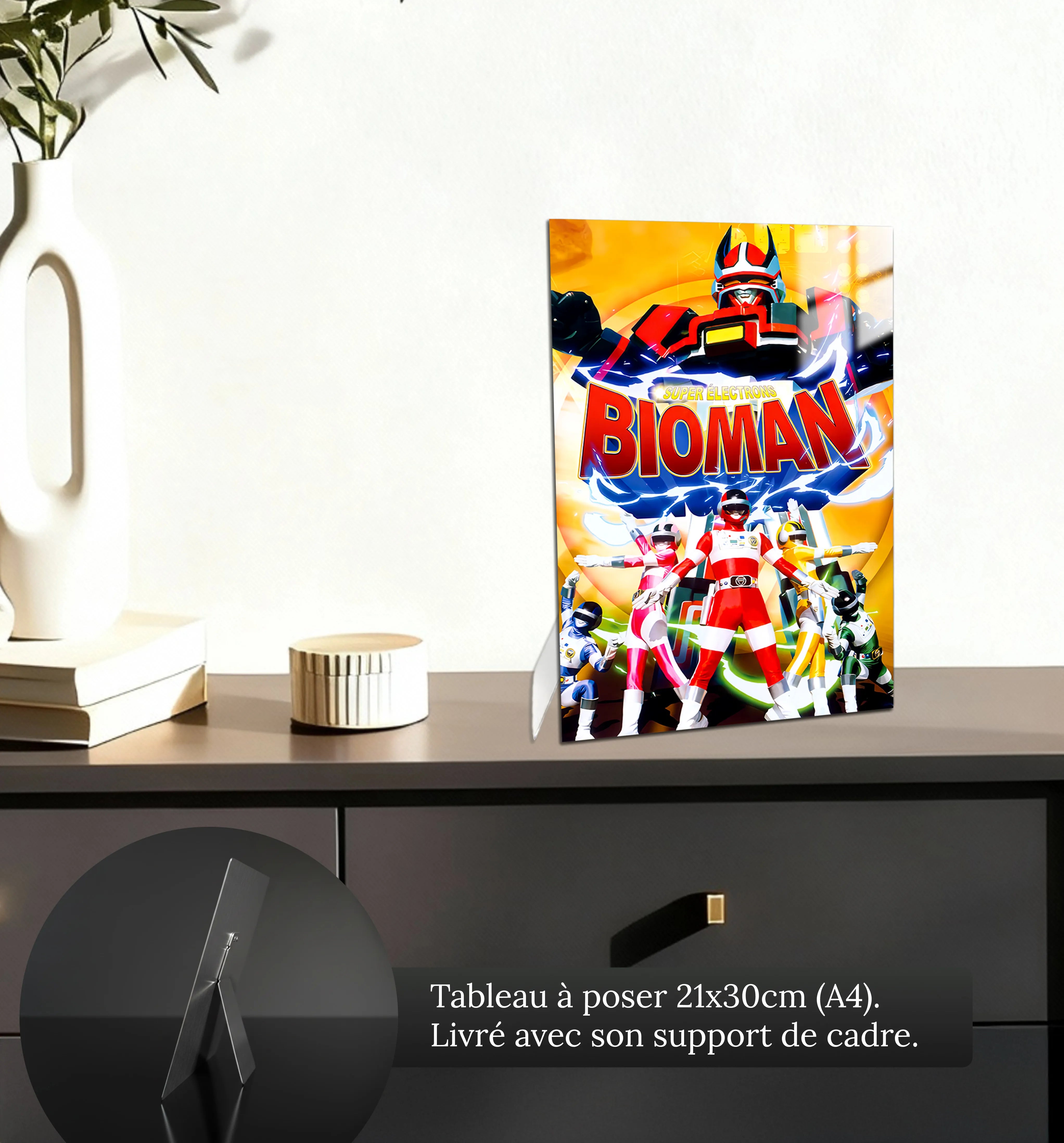 Tableau Bioman Super Électrons