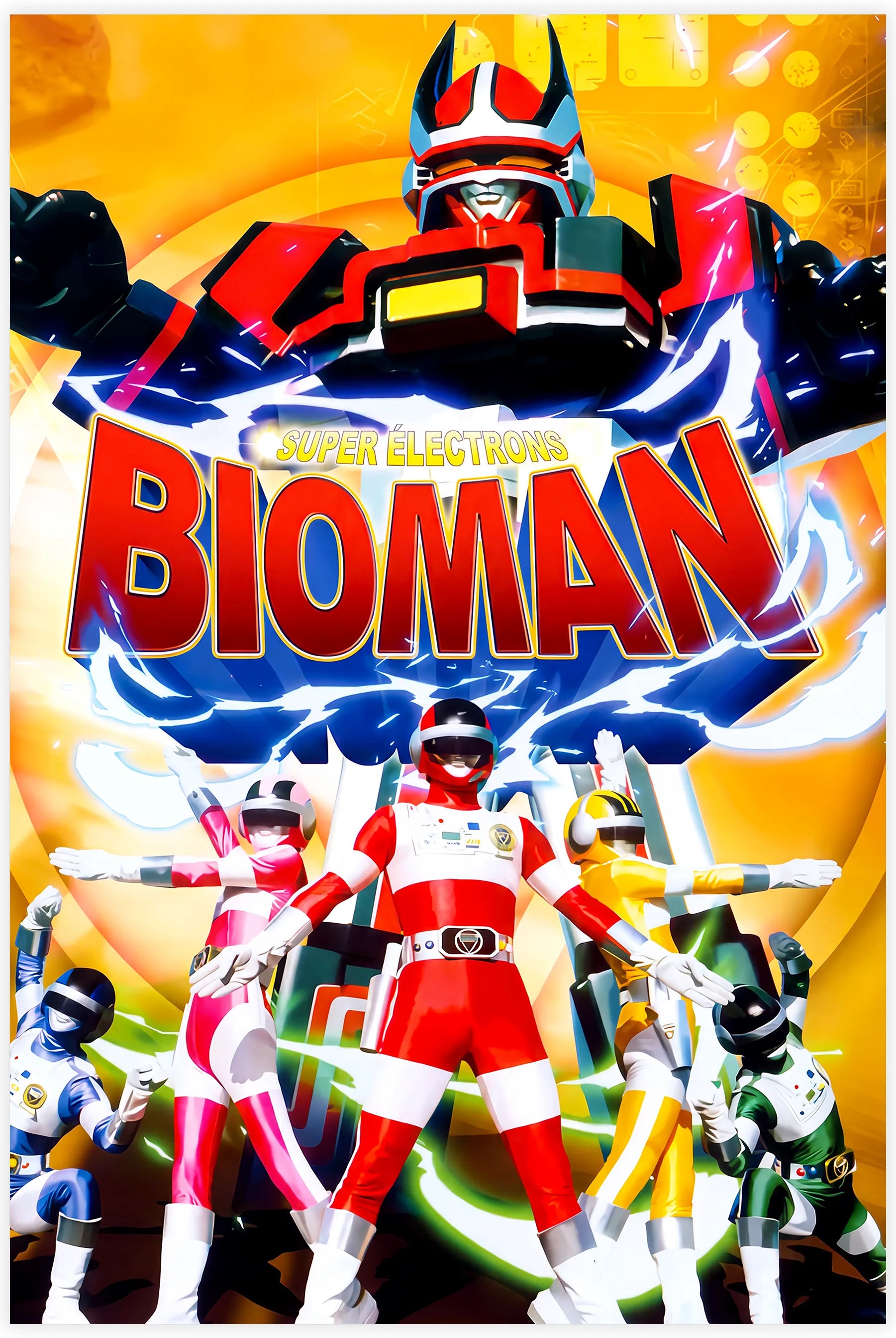 Tableau Bioman Super Électrons