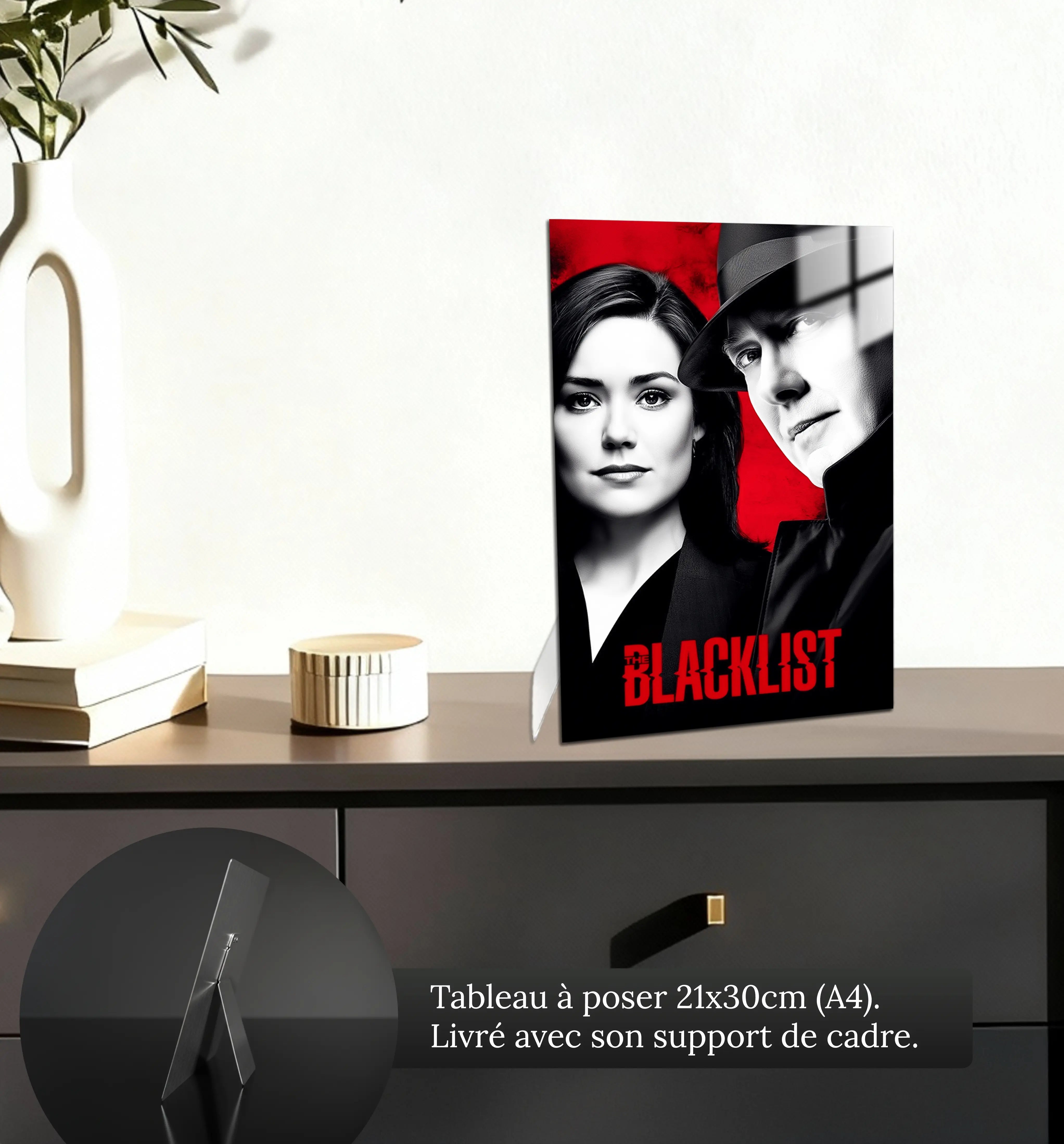 tableau-blacklist-affiche-petit-format-a-poser-sur-meuble | DreamWay
