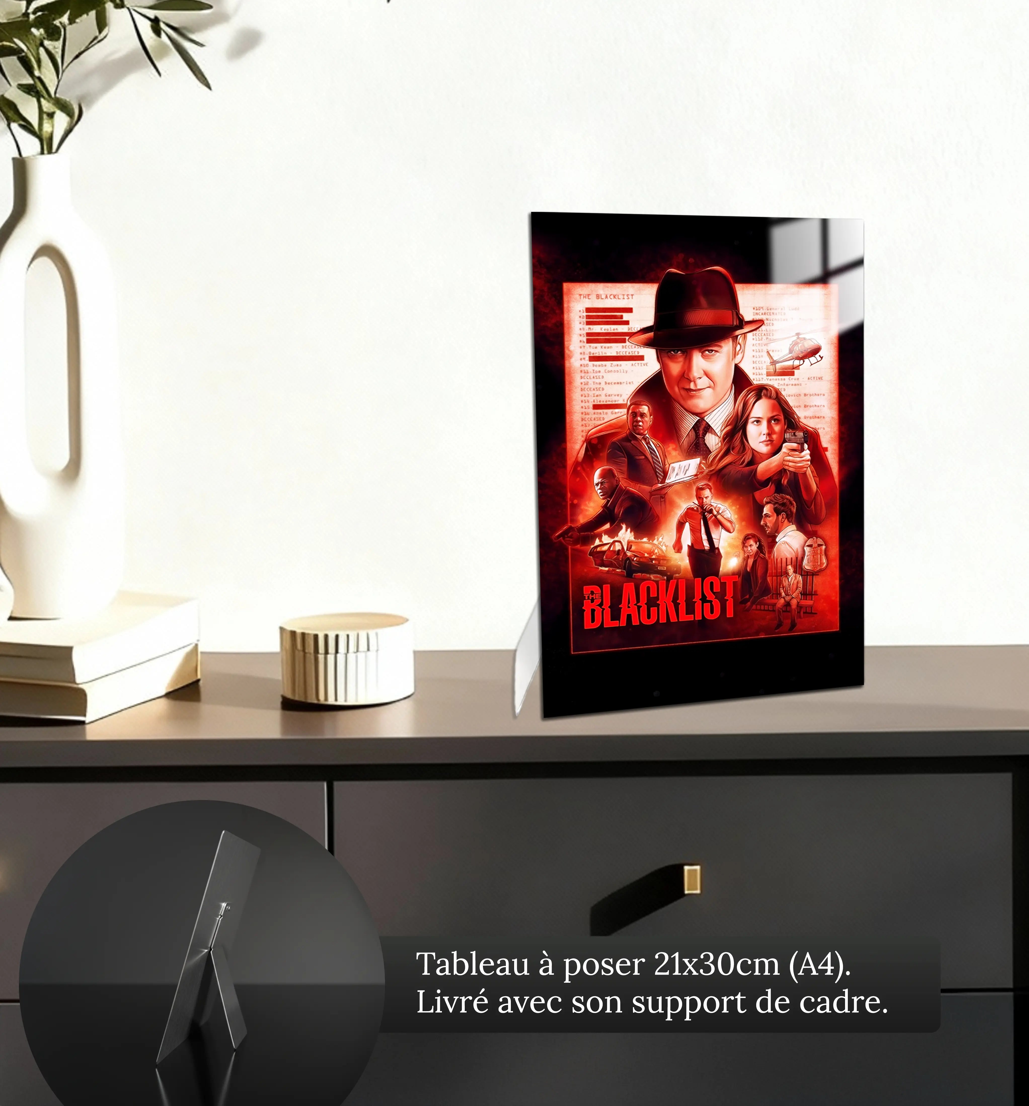 tableau-blacklist-les-heros-petit-format-a-poser-sur-meuble | DreamWay