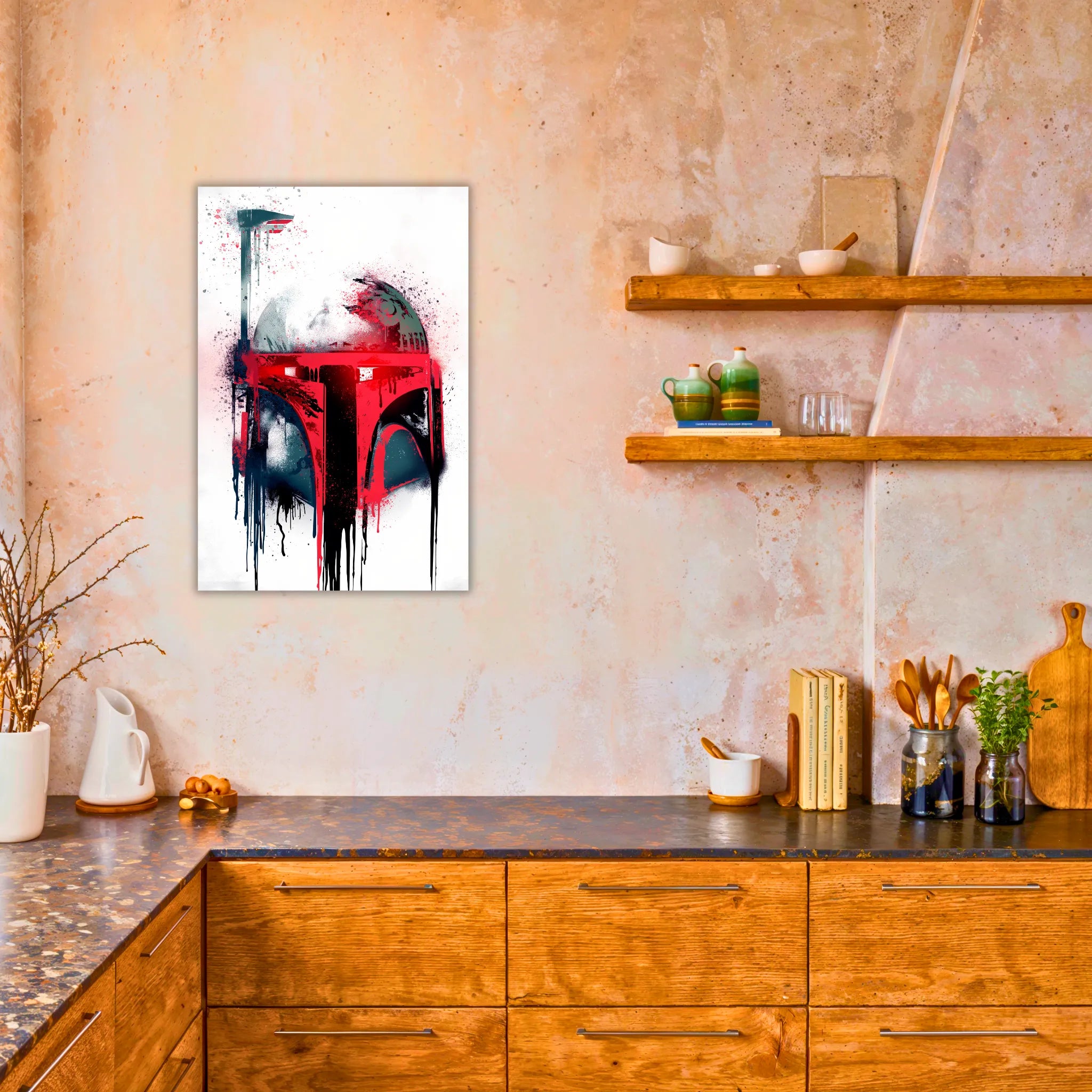 Tableau Boba Fett Casque