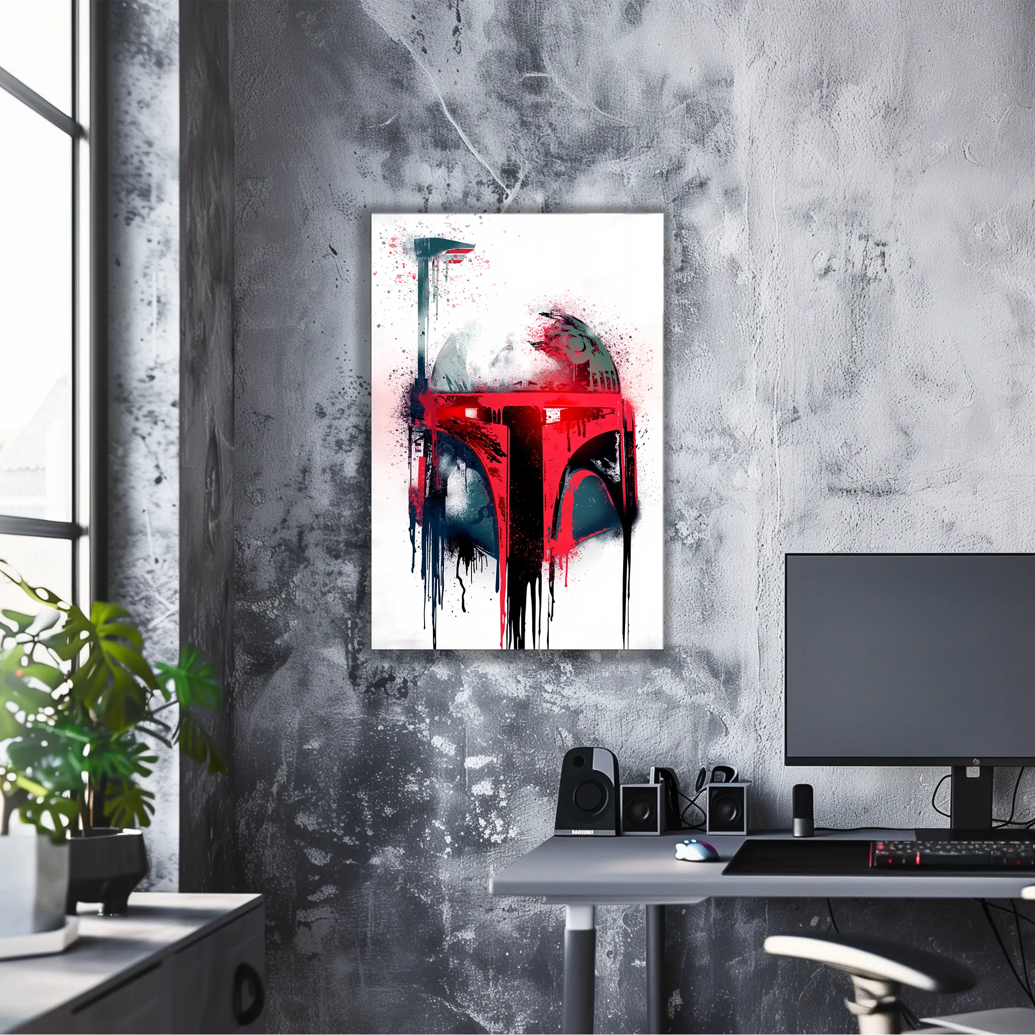 tableau-boba-fett-casque | DreamWay