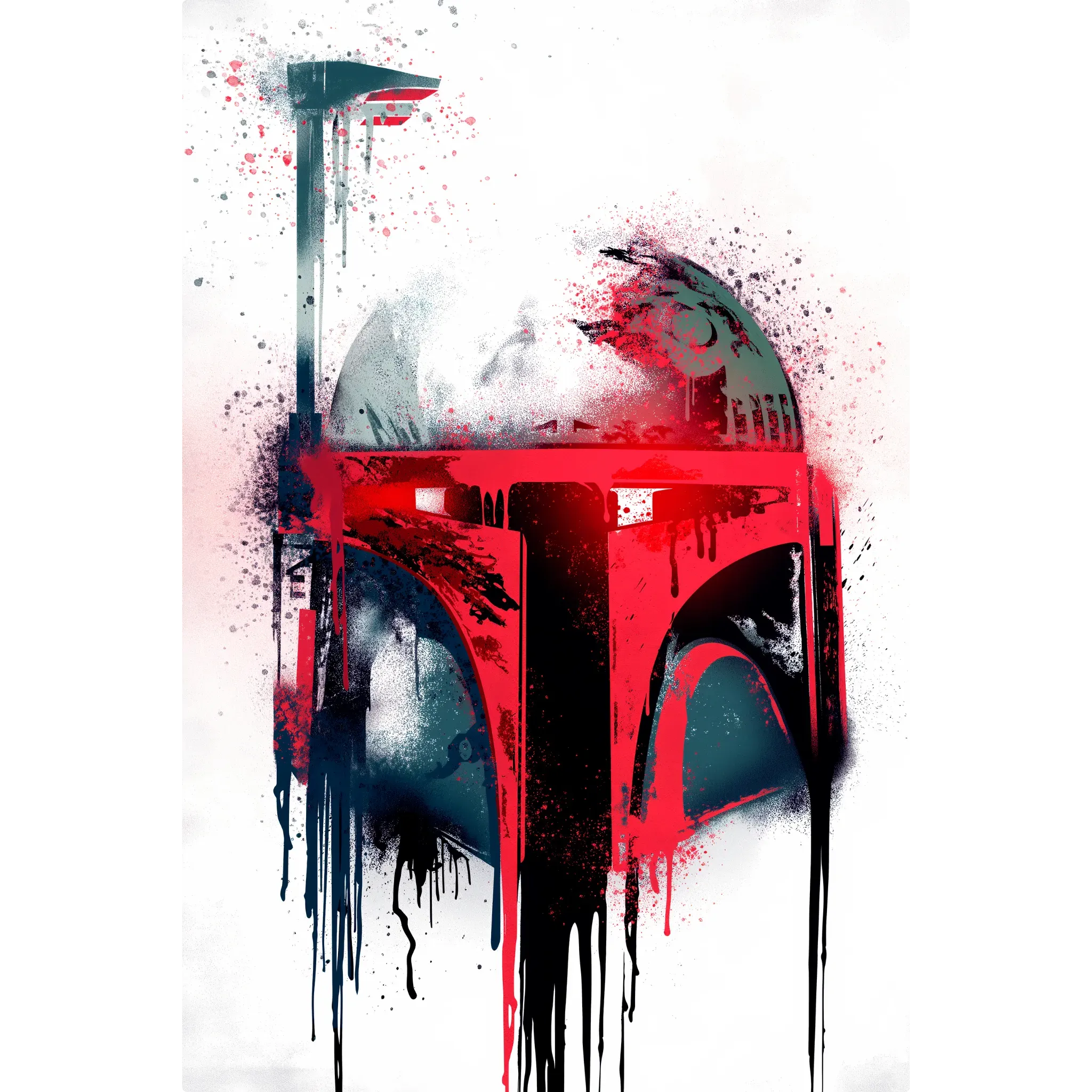 Tableau Boba Fett Casque