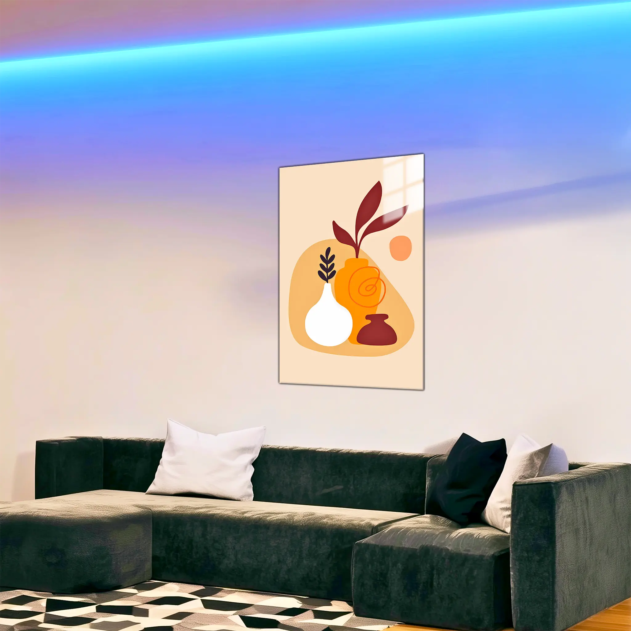 tableau-boheme-chic-dans-le-salon | DreamWay