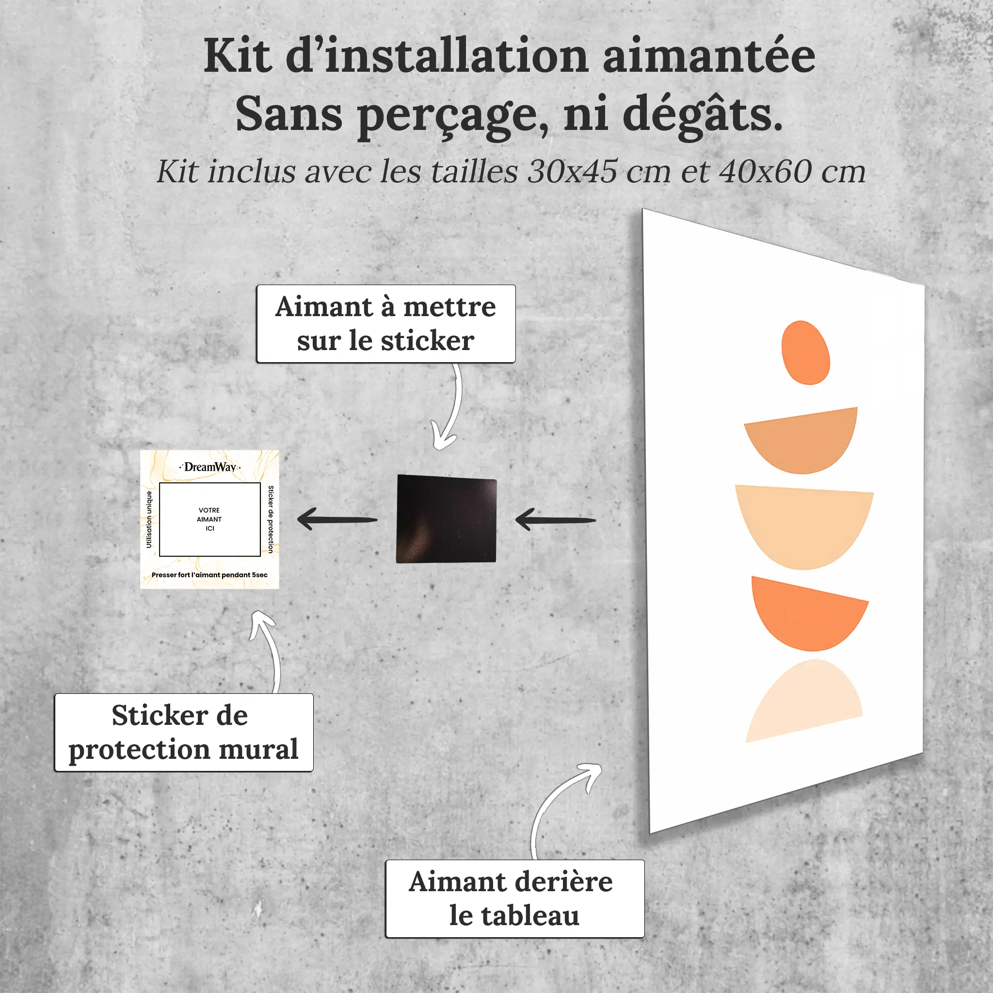tableau-boheme-cosy-avec-installation-aimantee | DreamWay
