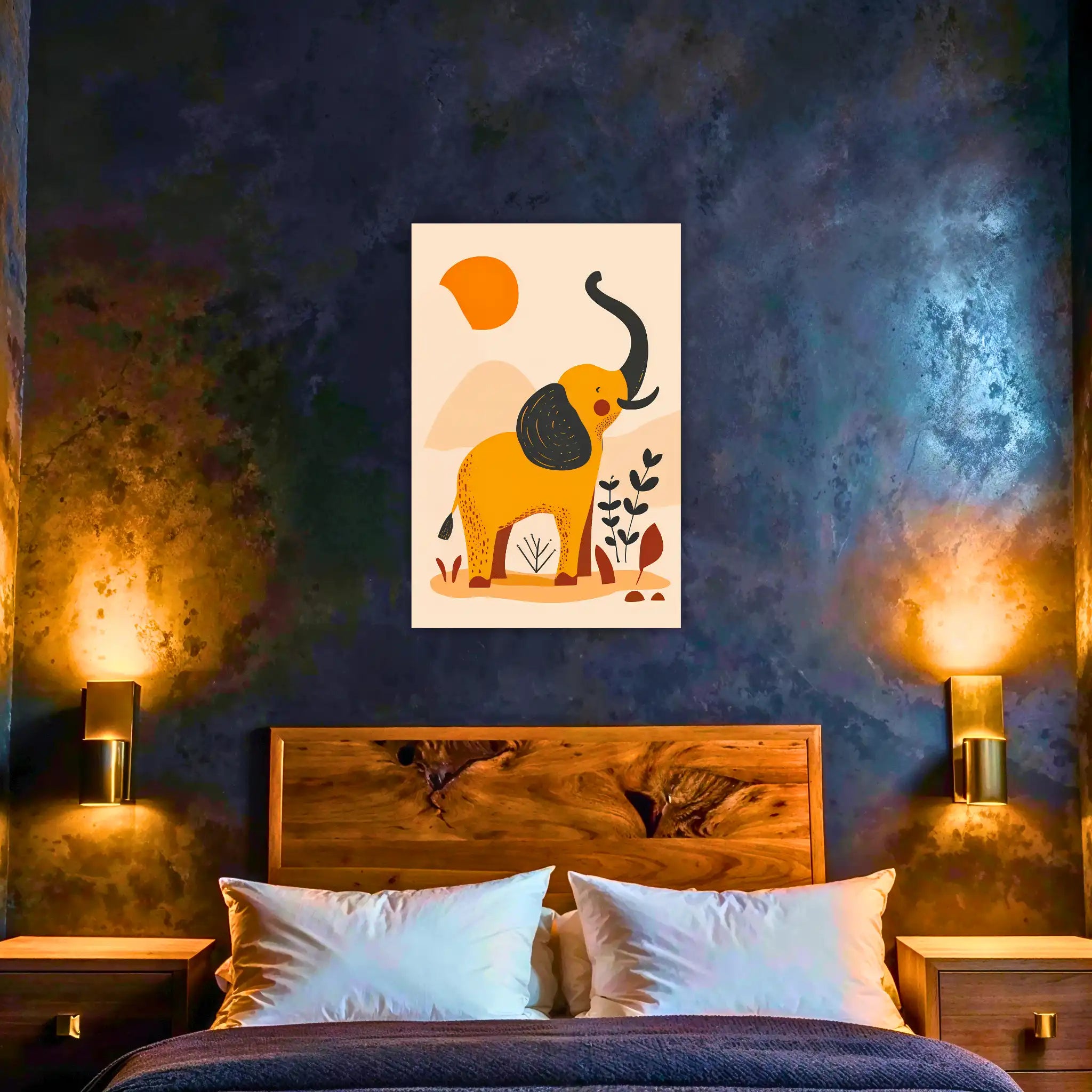 tableau-boheme-enfant-elephant | DreamWay