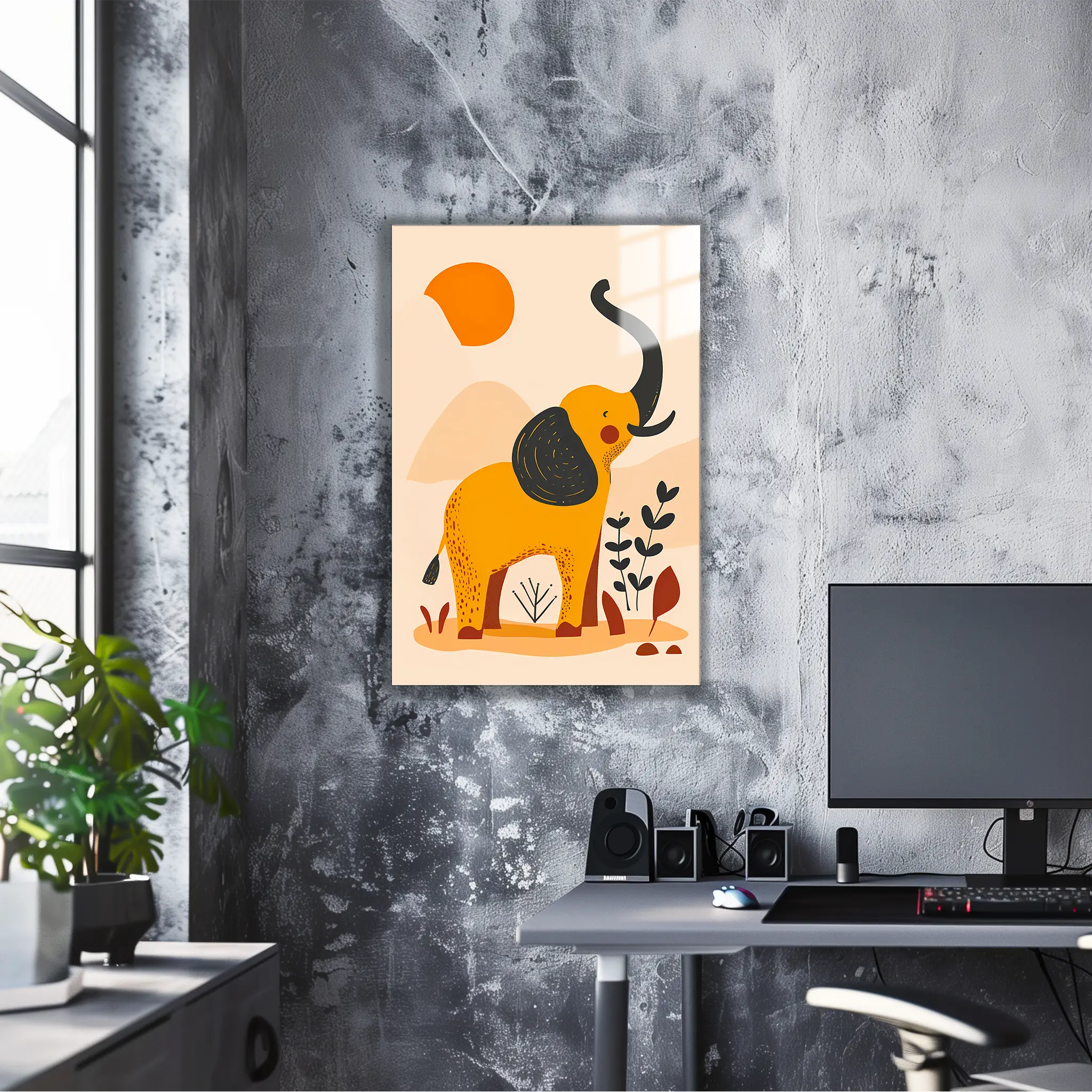 tableau-boheme-enfant-elephant | DreamWay