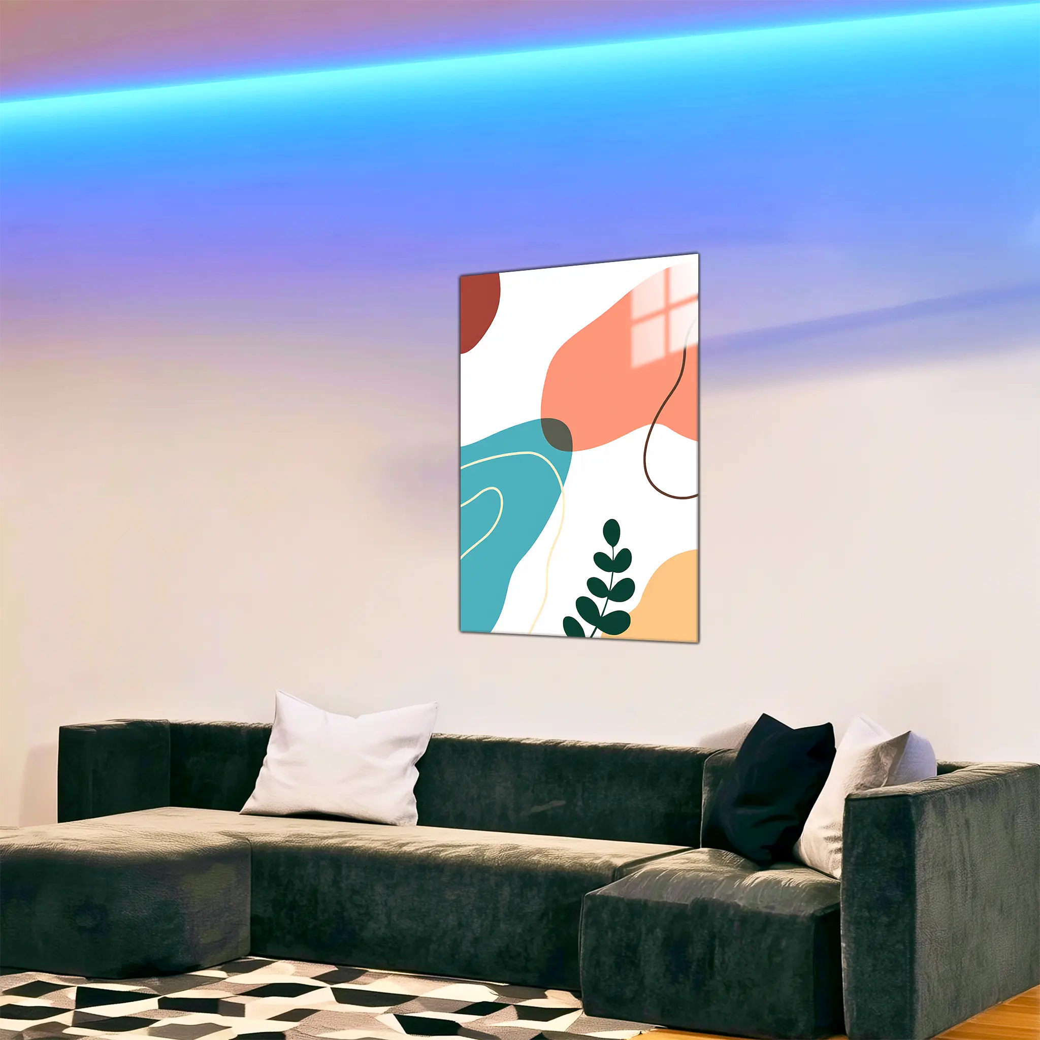 tableau-boheme-naturel-dans-le-salon | DreamWay