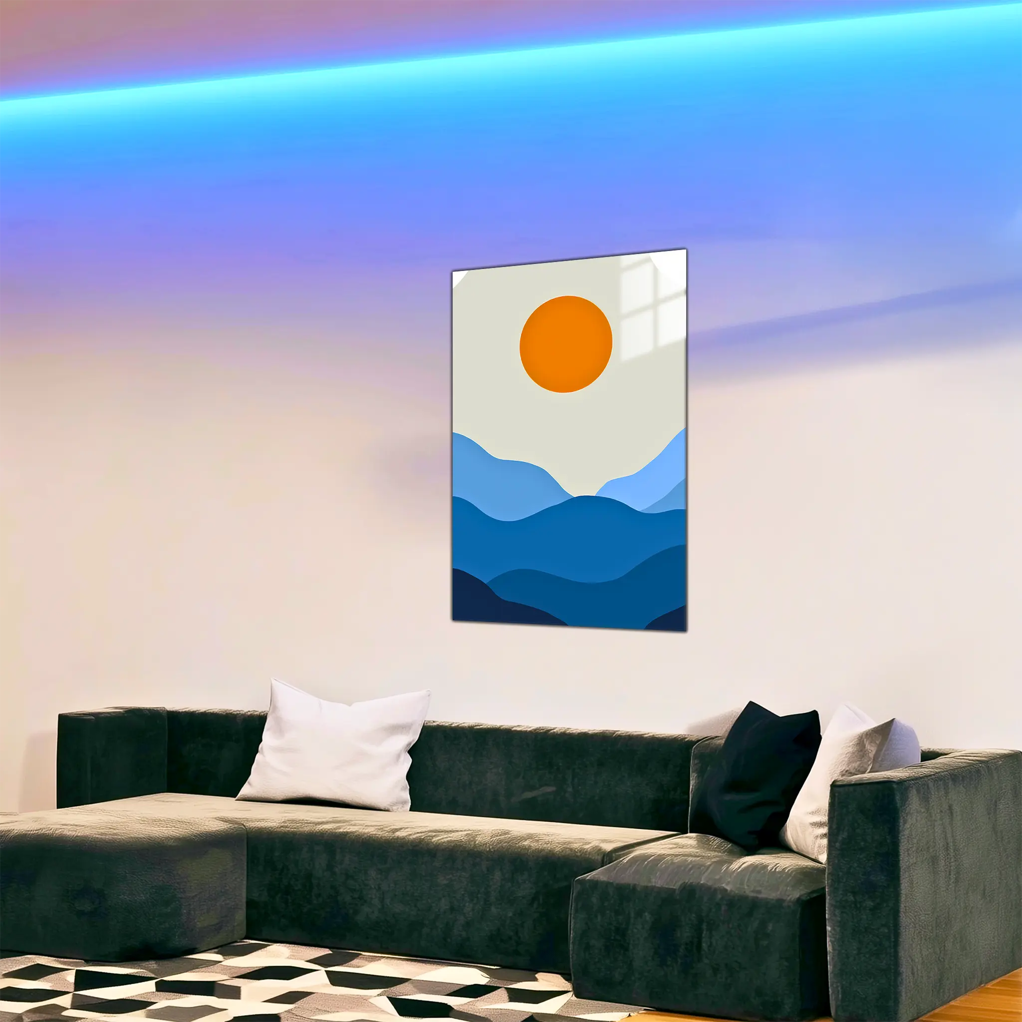 tableau-boheme-paysage-dans-le-salon | DreamWay